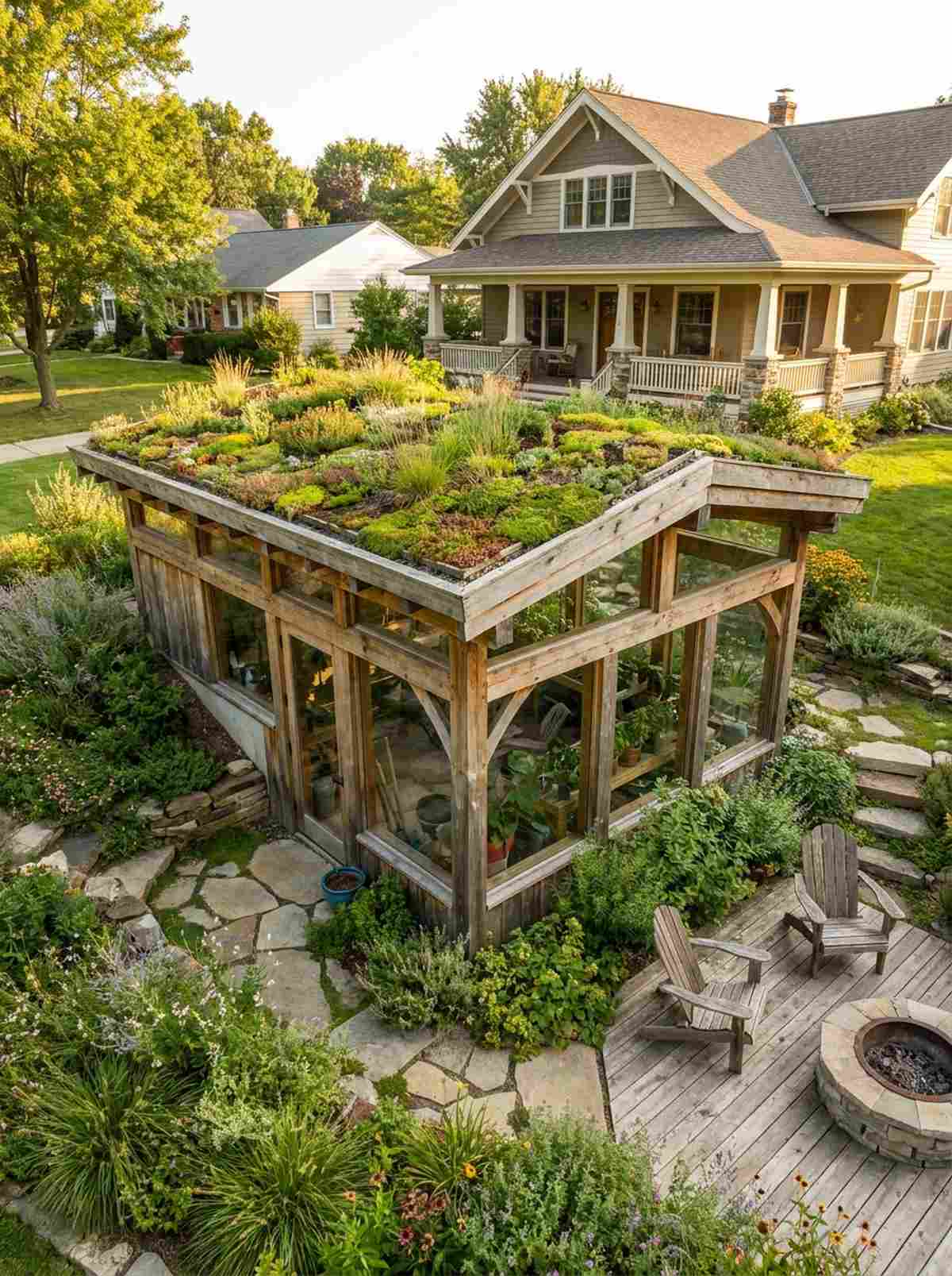 living roof greenhouse