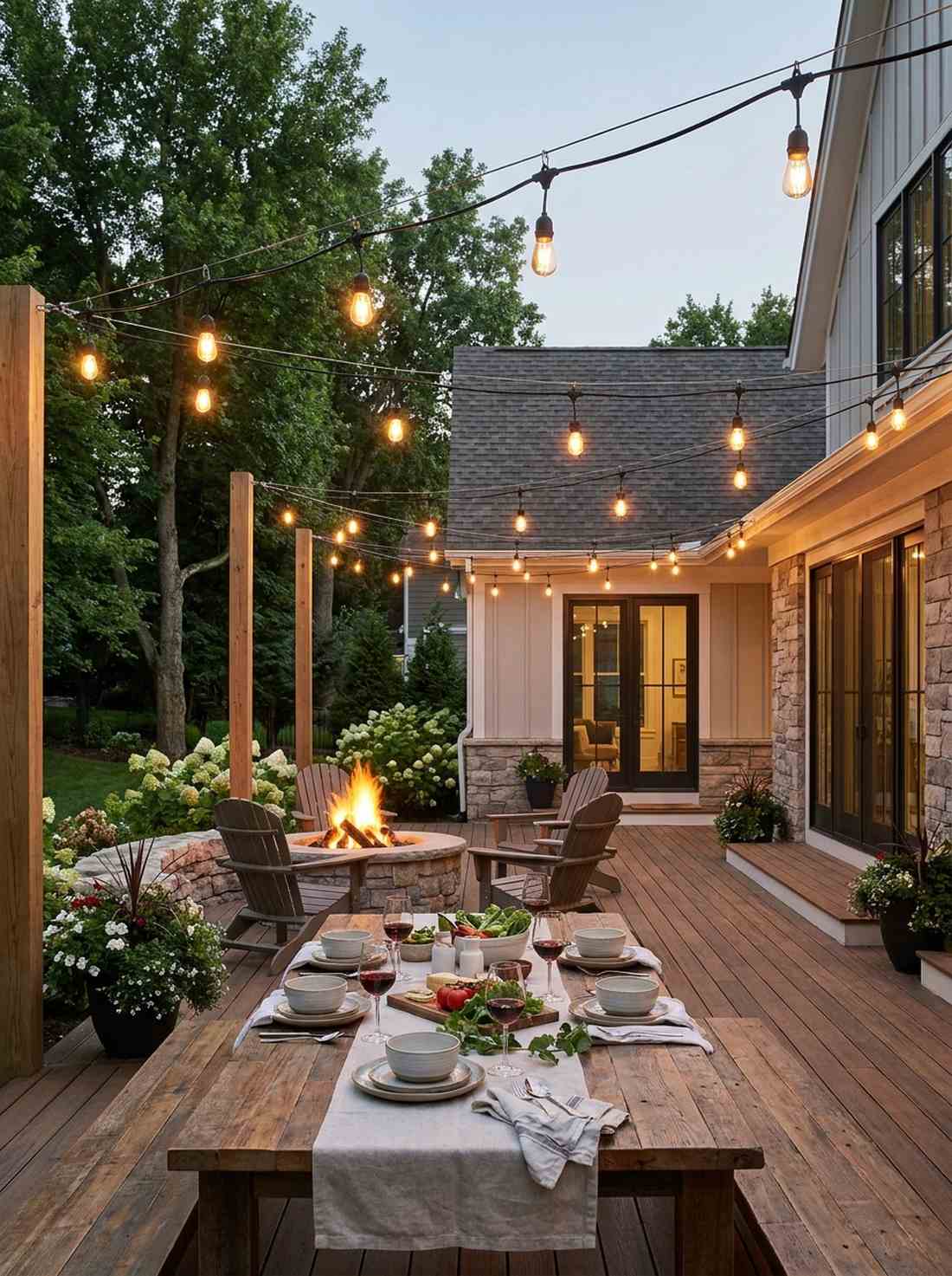 string light canopies