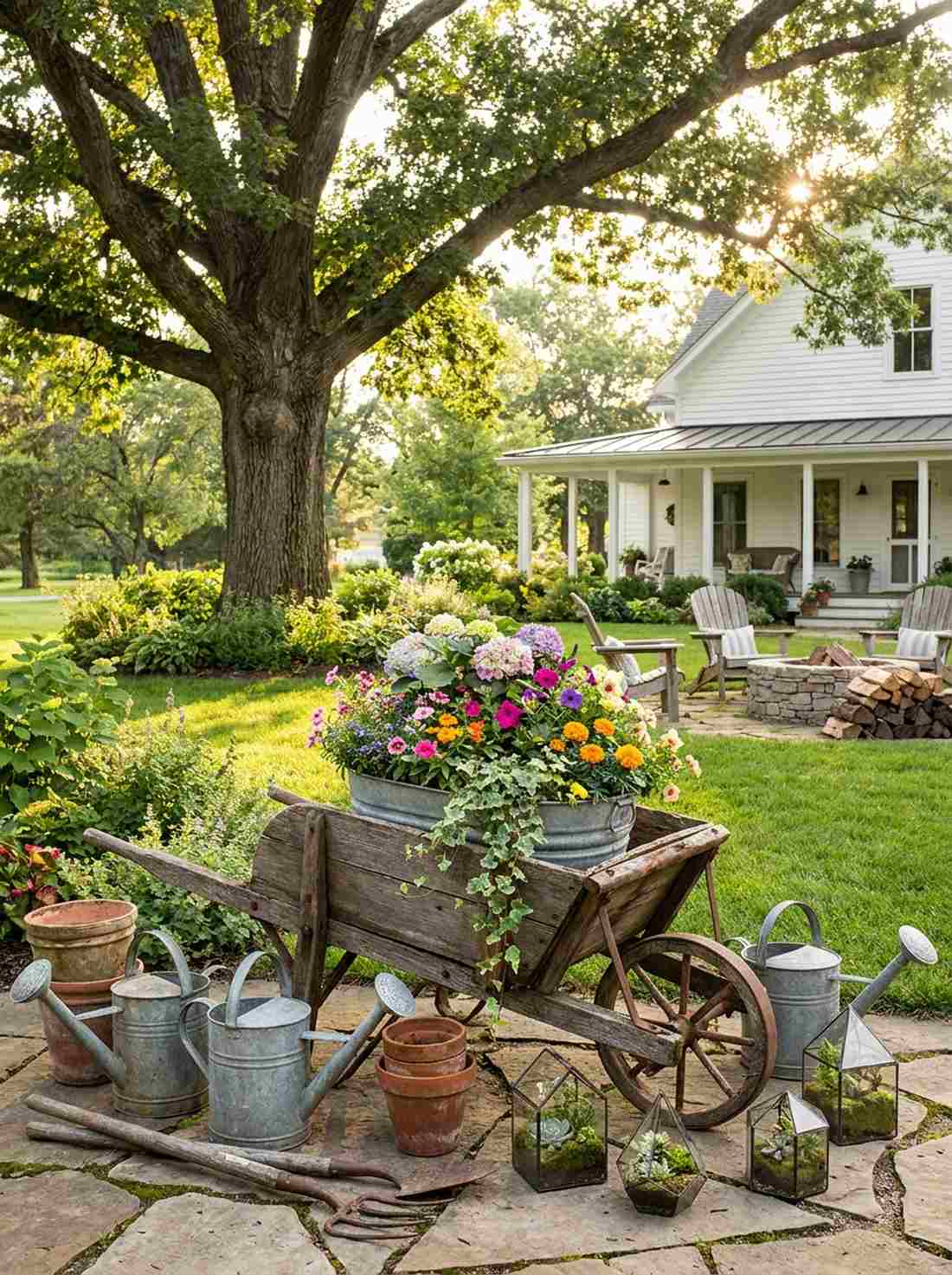 wheelbarrow vignette