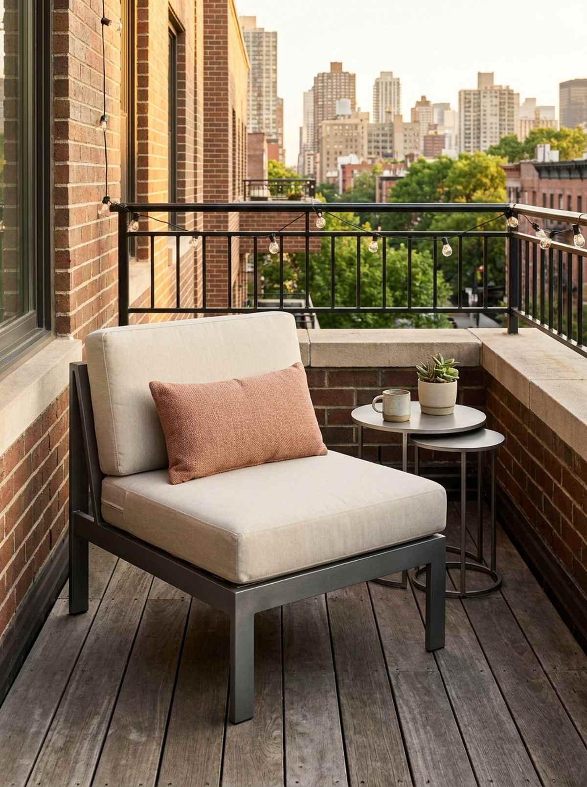 armless sectional chair