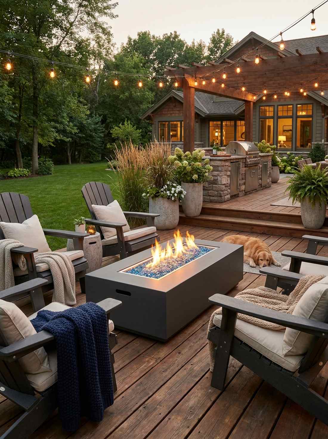 fire pit gathering circles