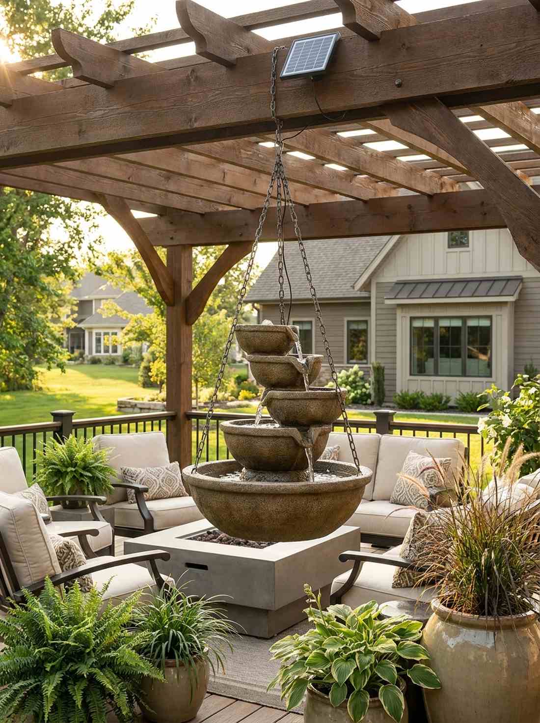 hanging water features