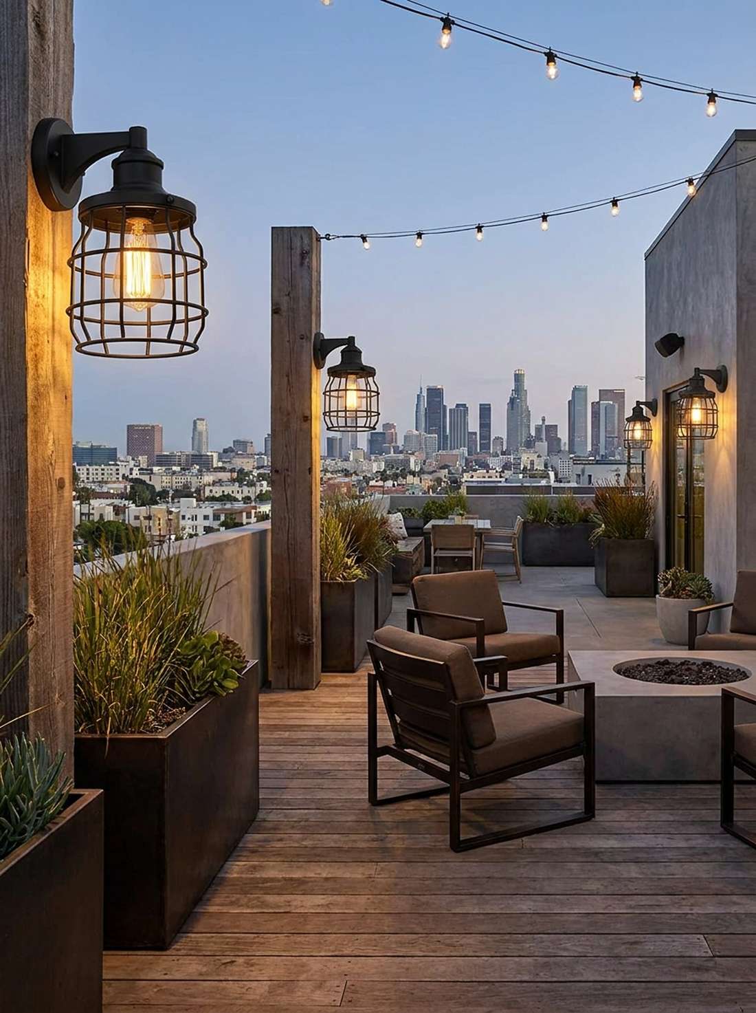 industrial edison cage lanterns