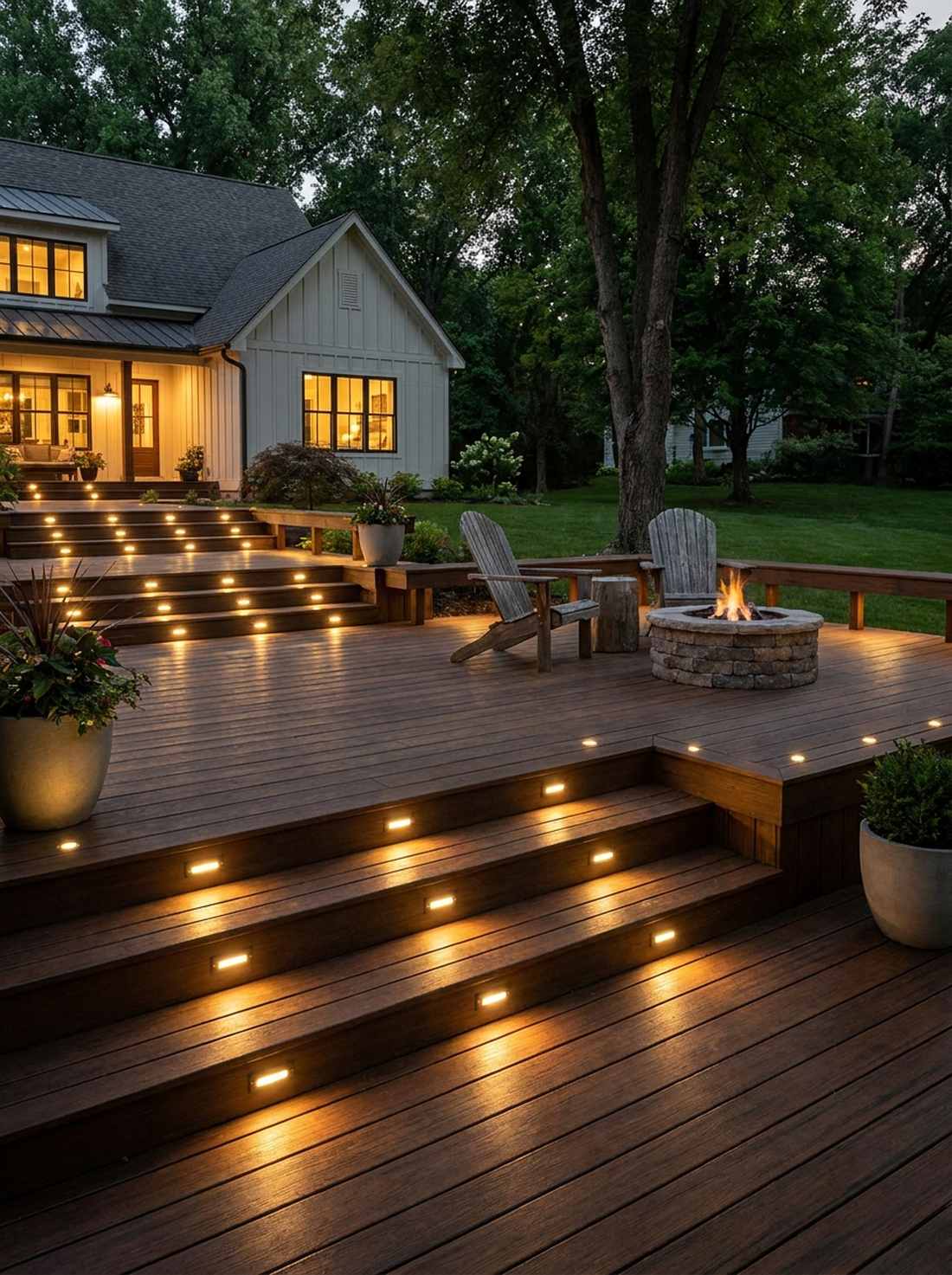 recessed deck lighting