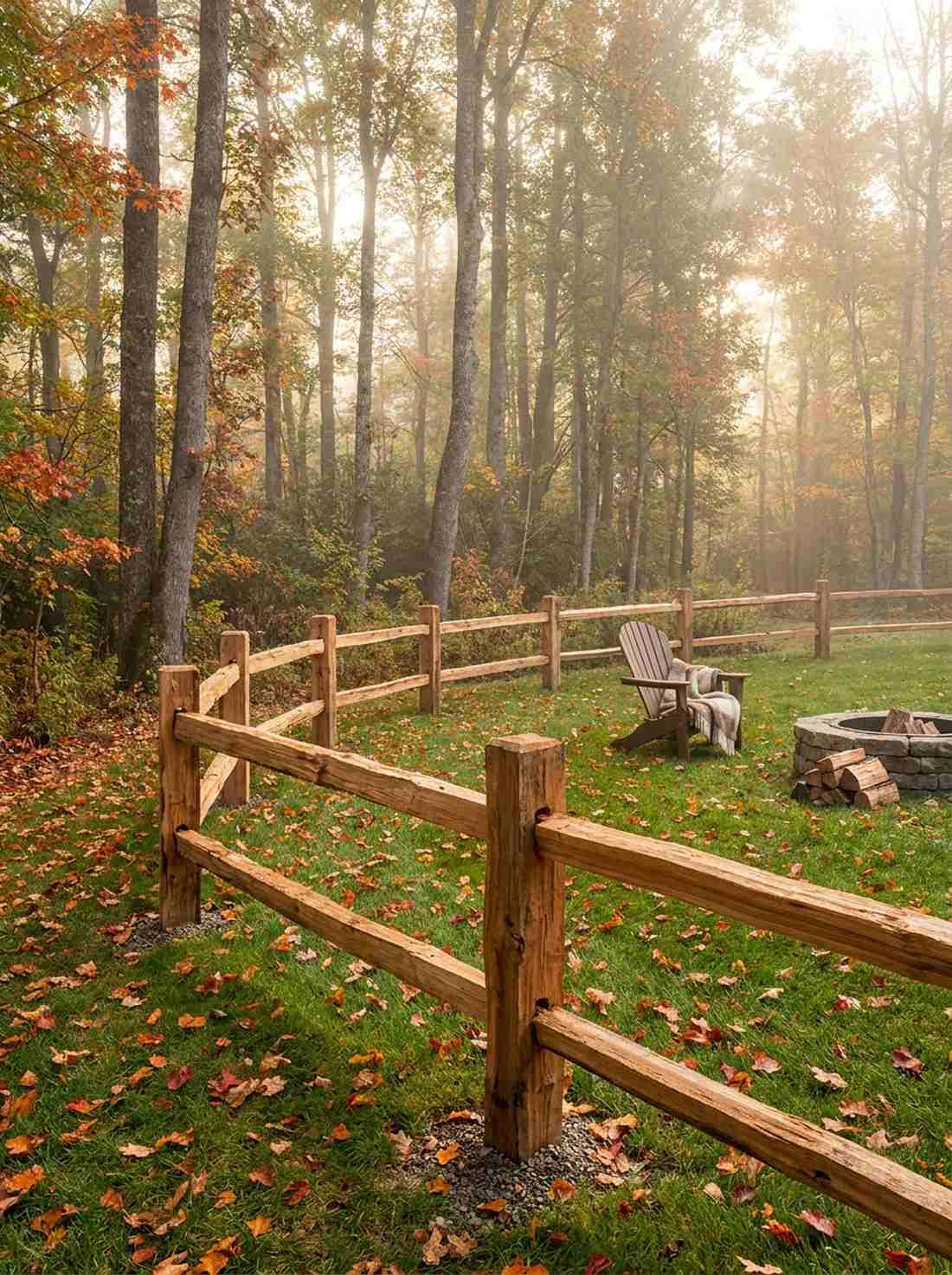 split rail cedar fence
