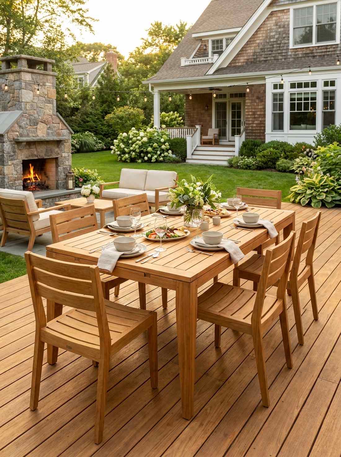 teak and acacia dining sets