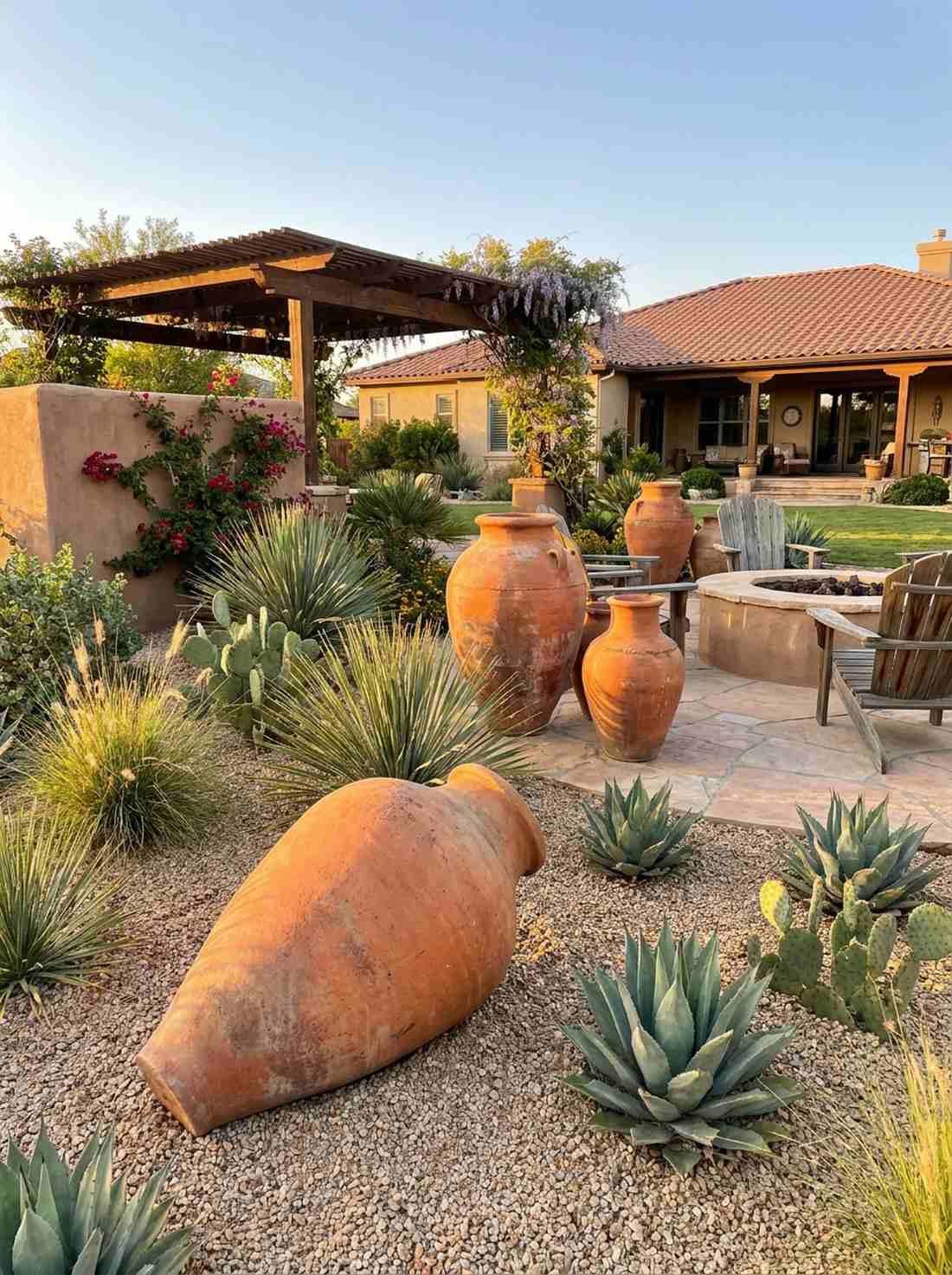 terracotta amphoras