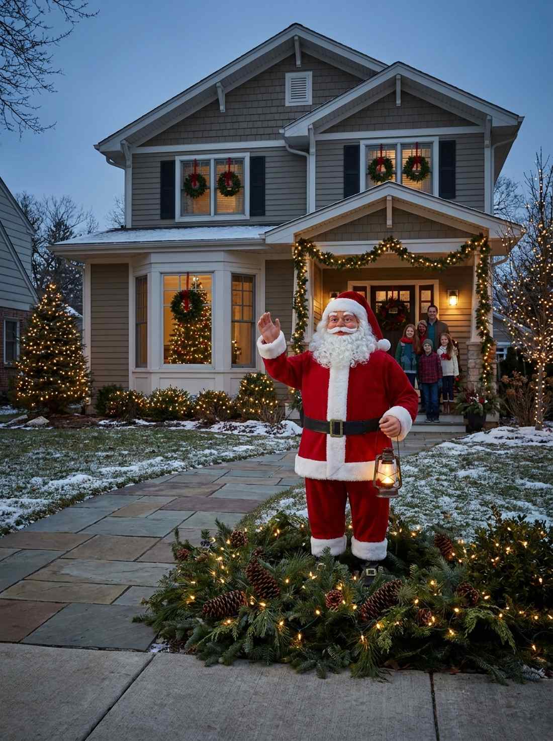 animated waving santa