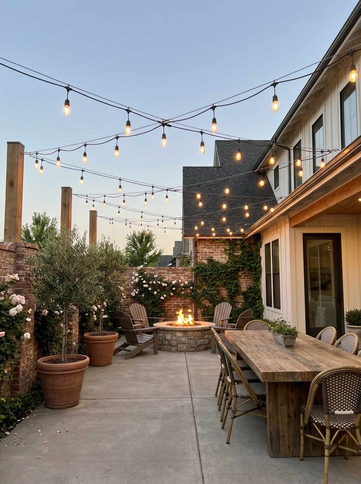 cafe style patio strings