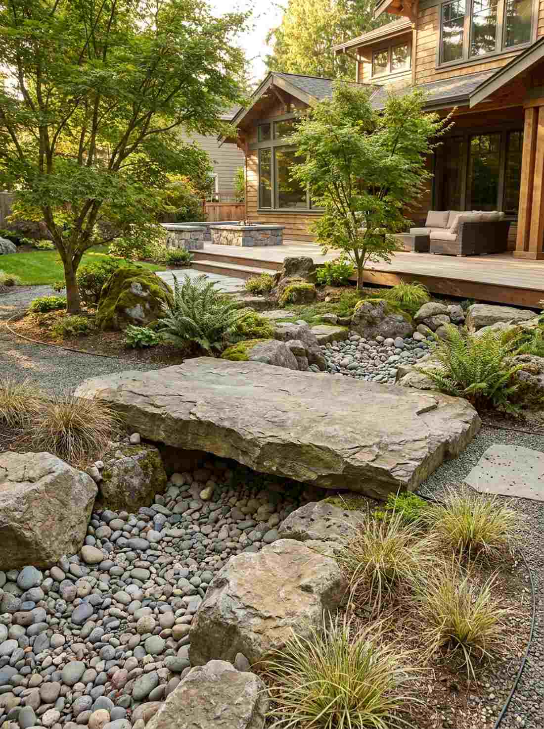 flat stone bridge