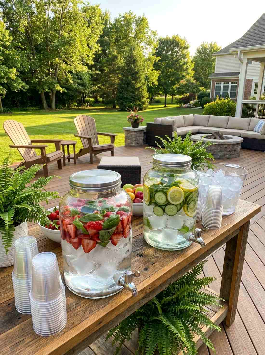 hydration station with infused water