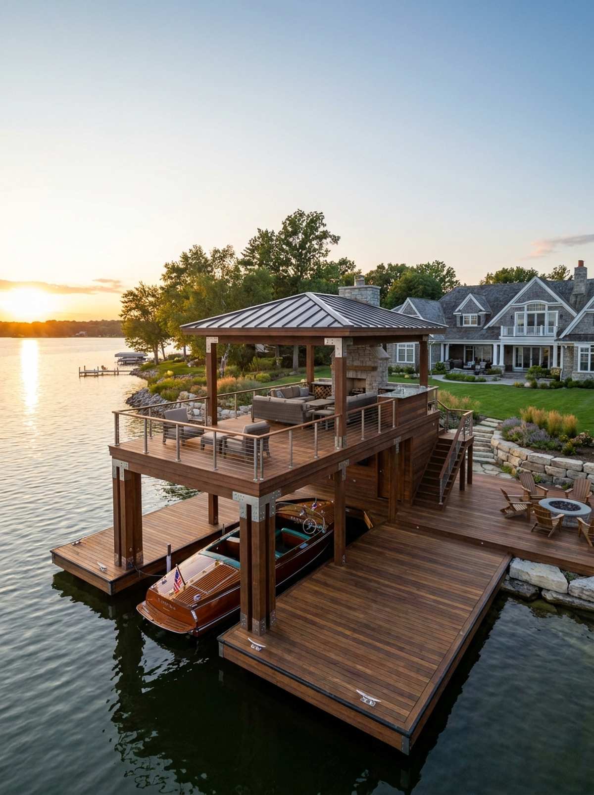 lakeside boathouse pavilion