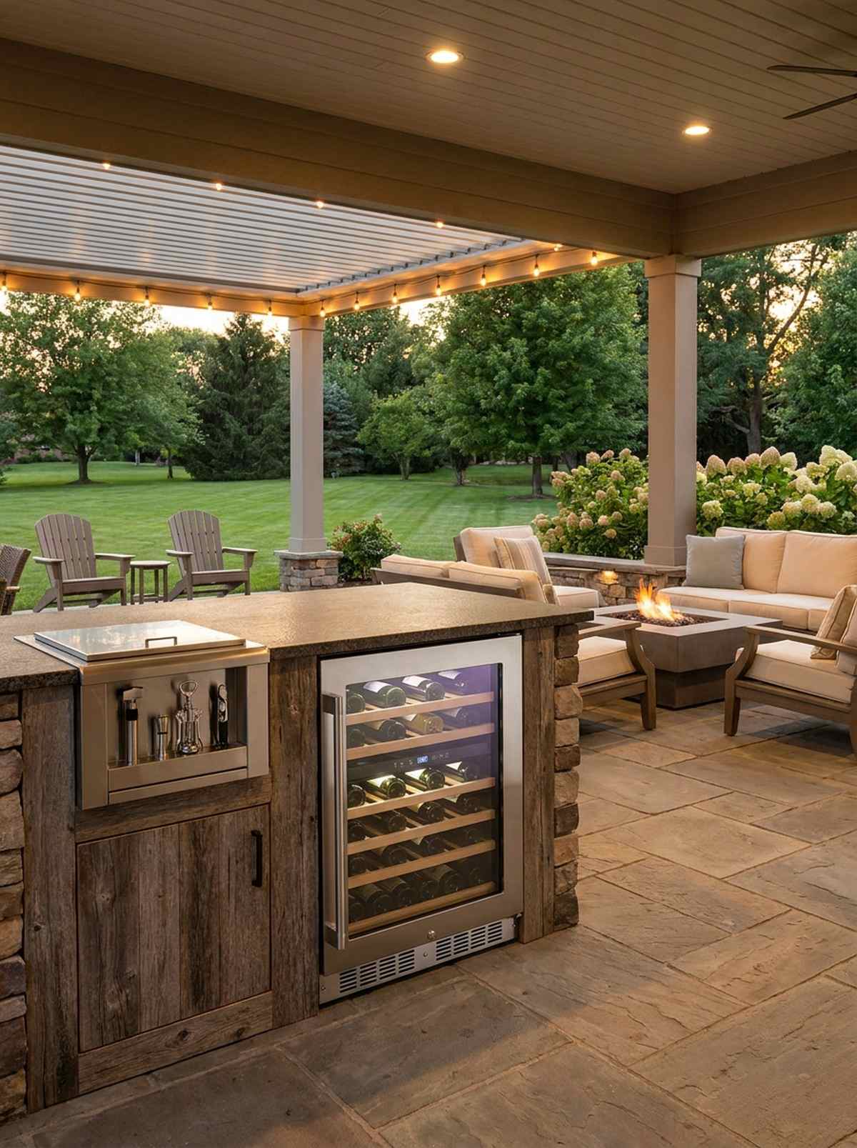 outdoor wine refrigerator