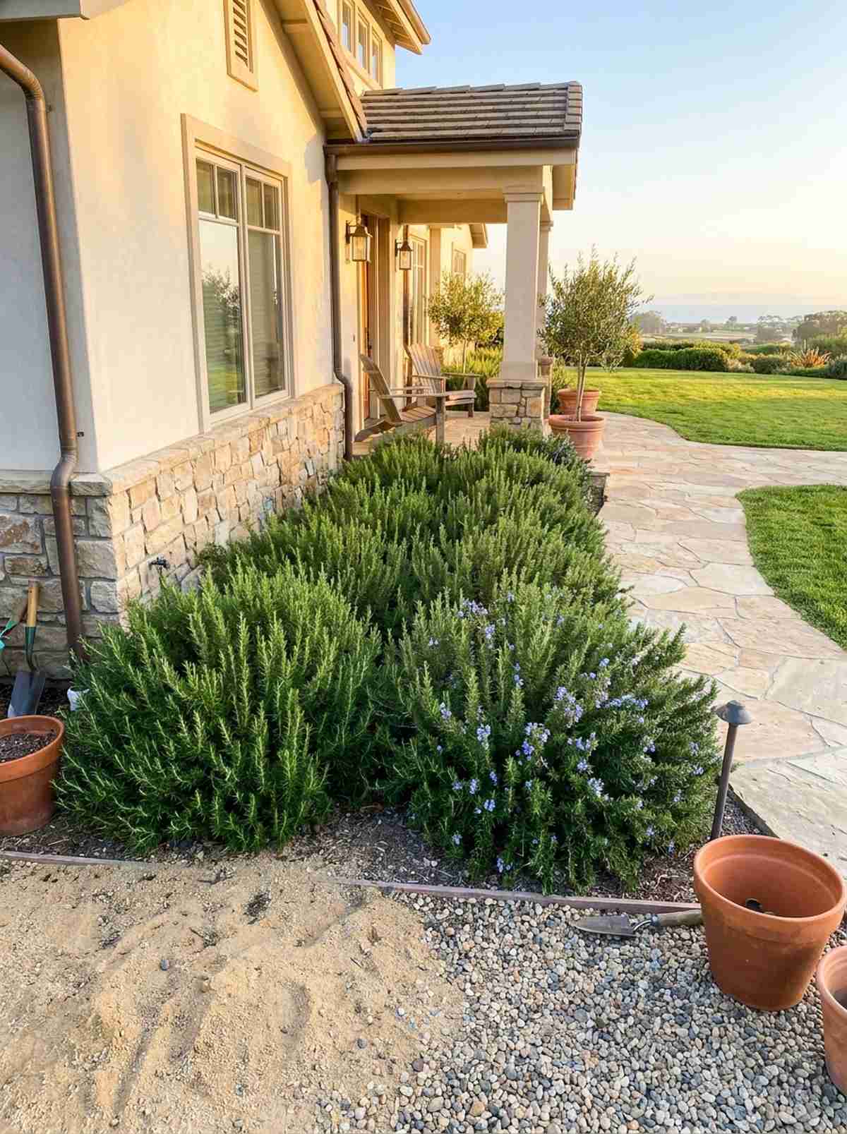 rosemary foundation planting