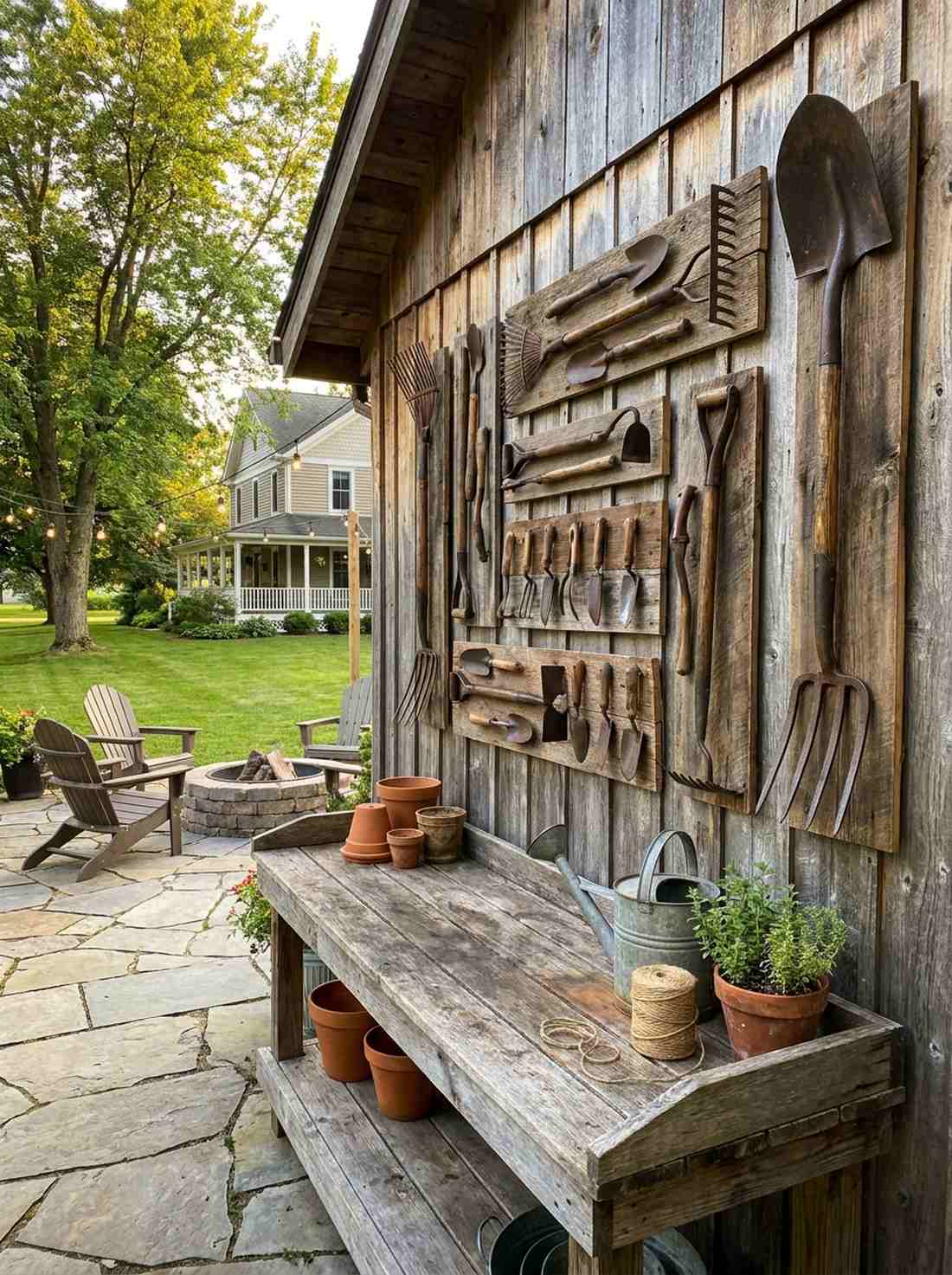 vintage tool wall art