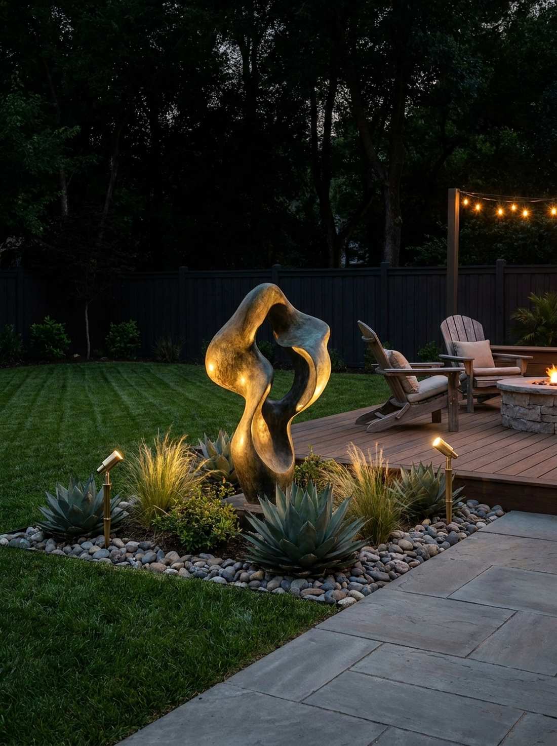 accent lighting for sculpture