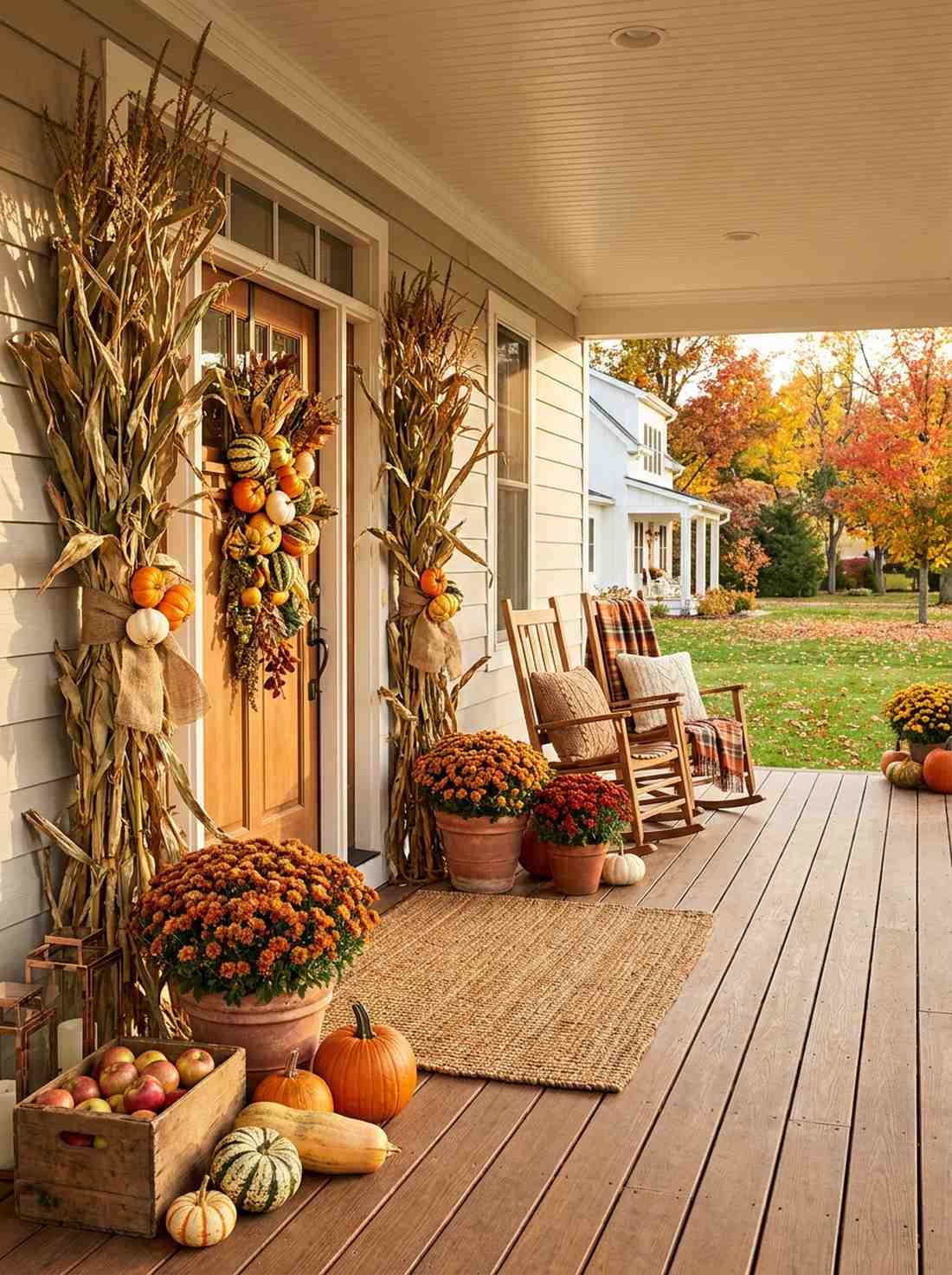 autumn harvest wall display