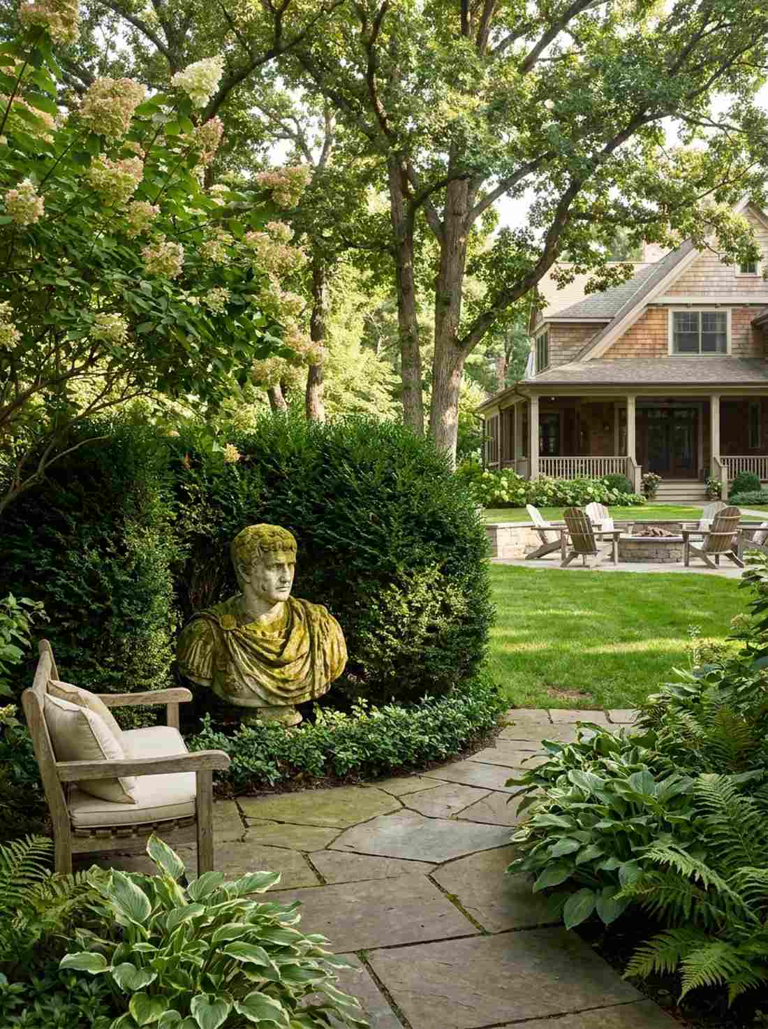 cast stone garden statuary