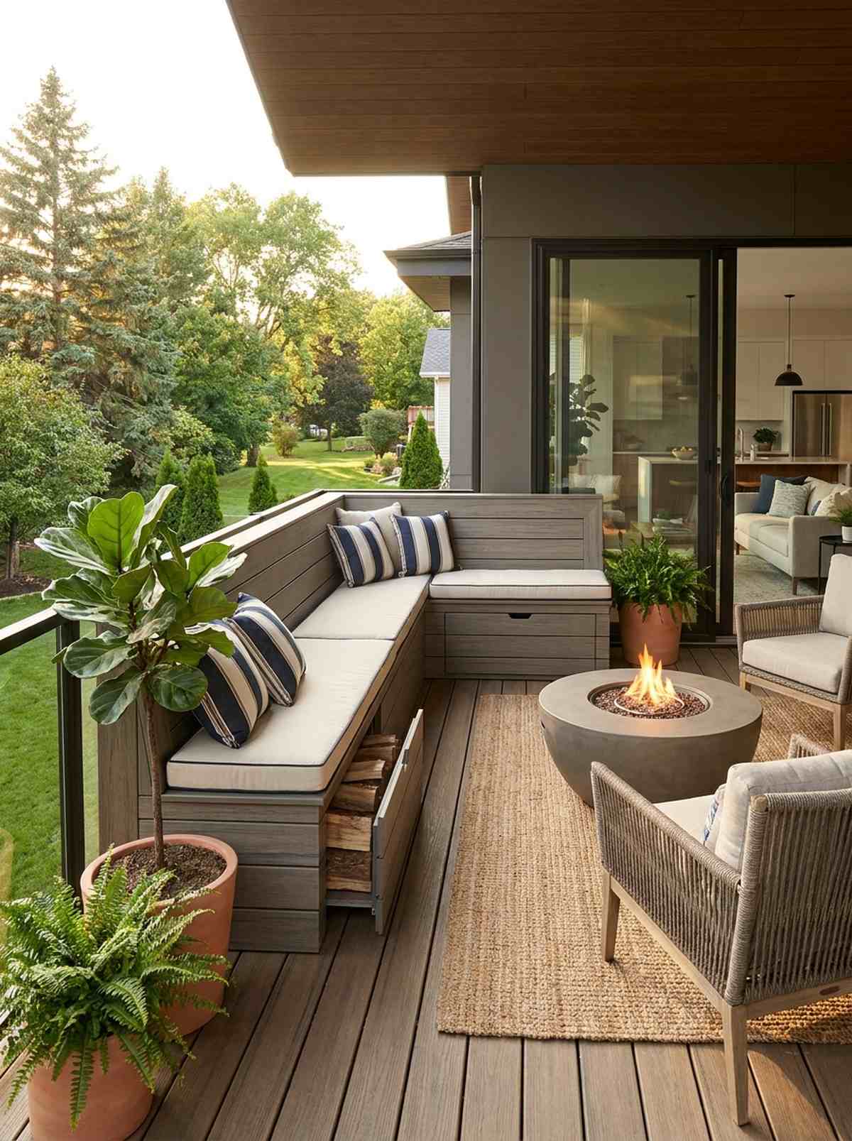 corner bench seating