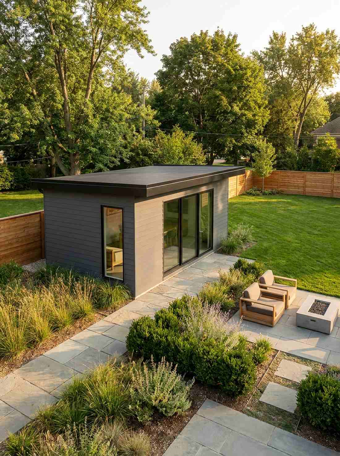 flat roof minimalist profile