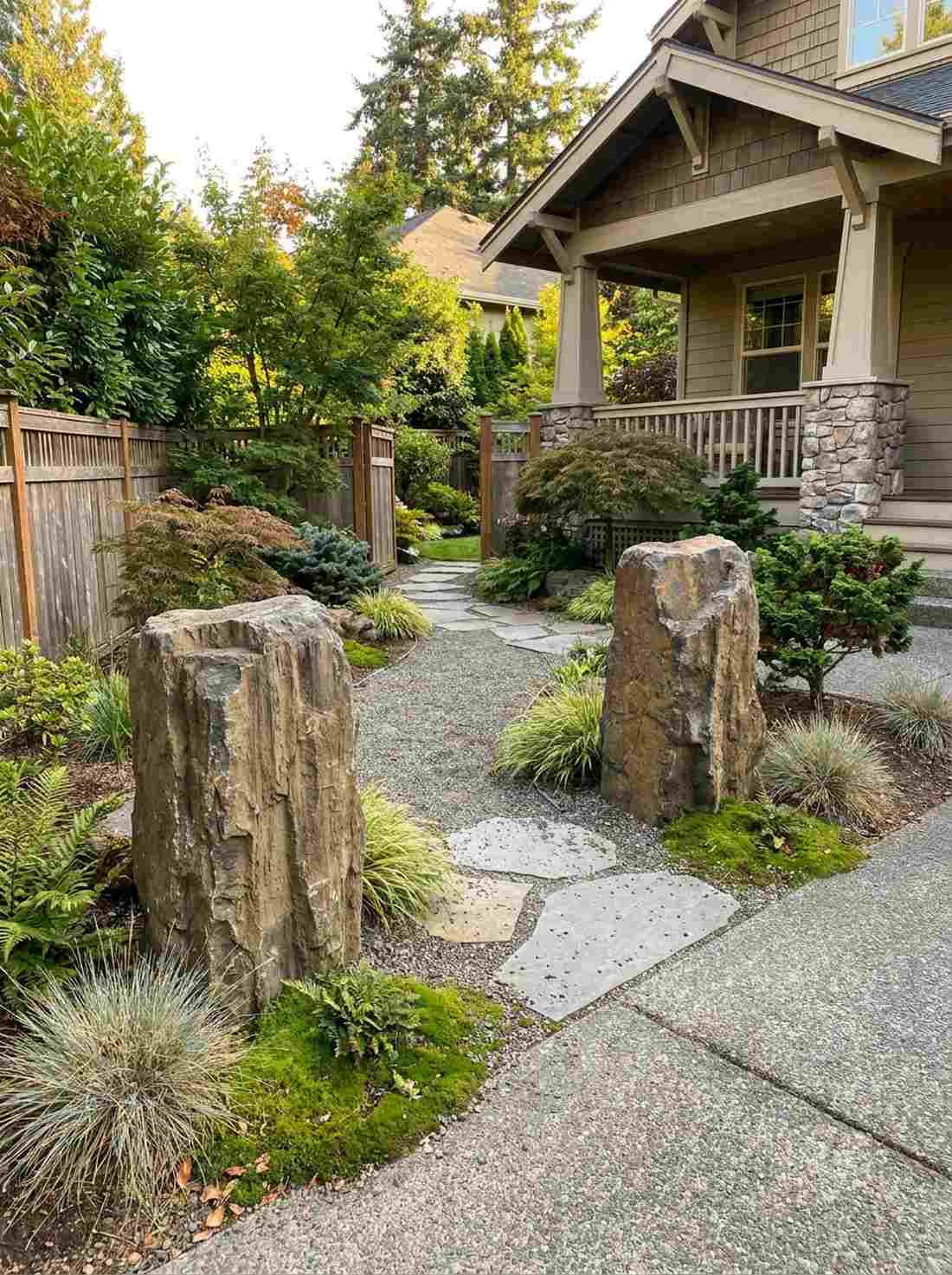 guardian stones at entry