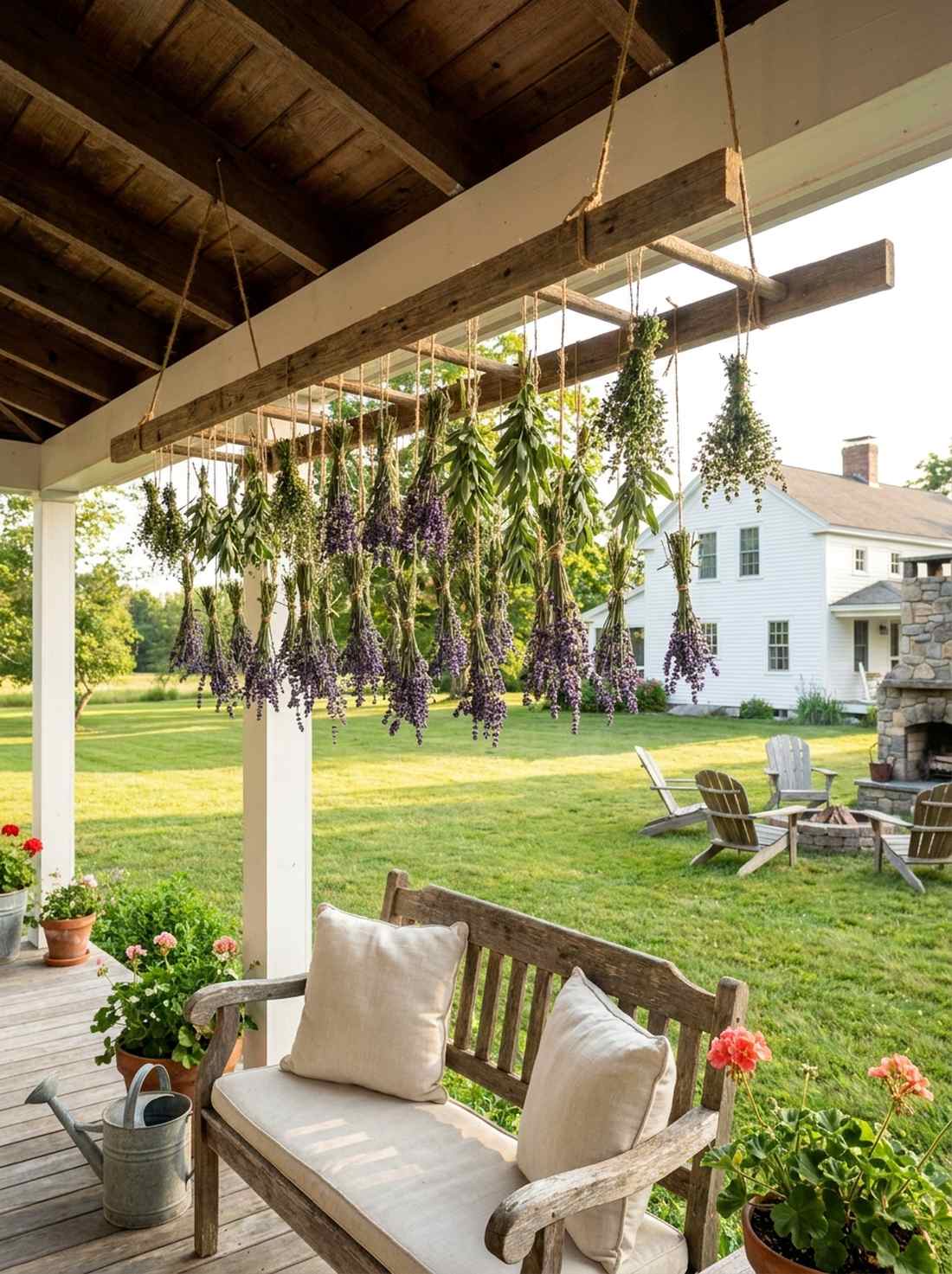 hanging herb drying racks