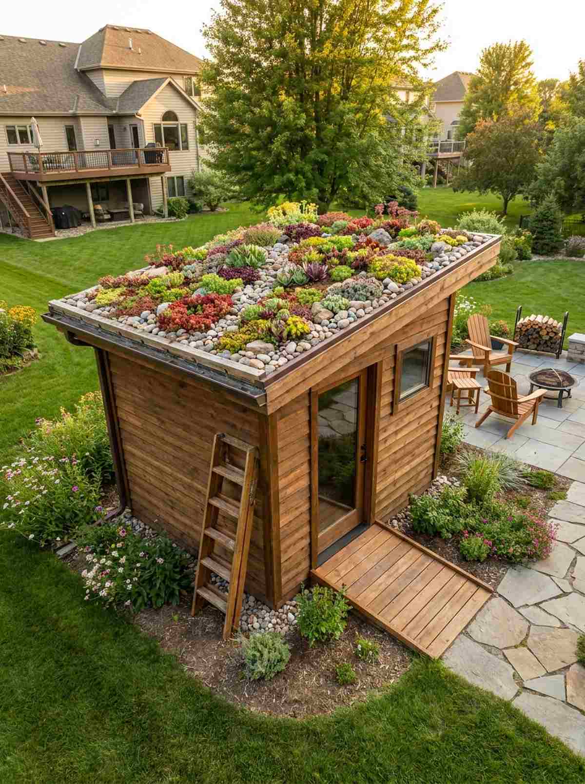living roof rockery