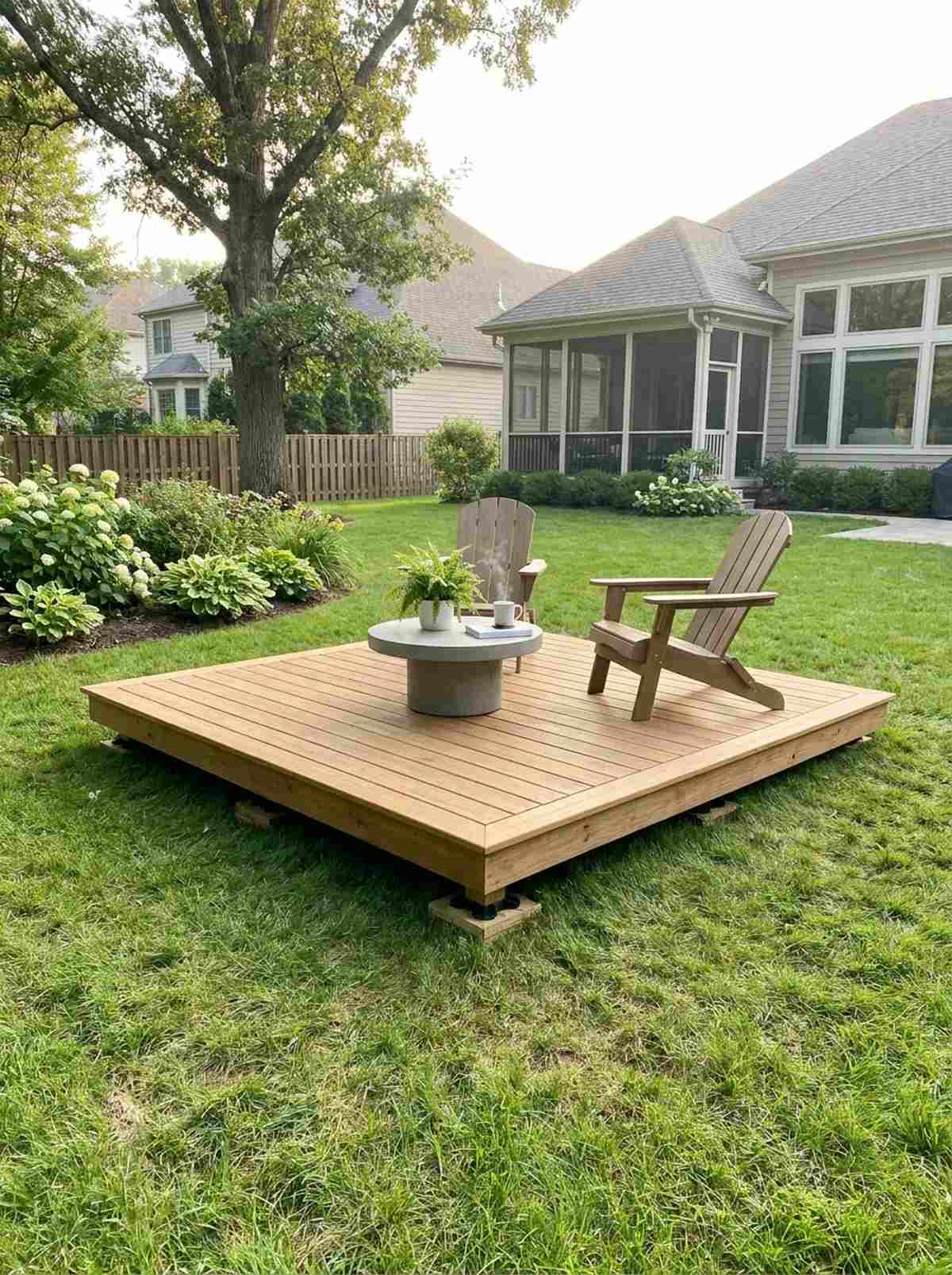 raised platform decks