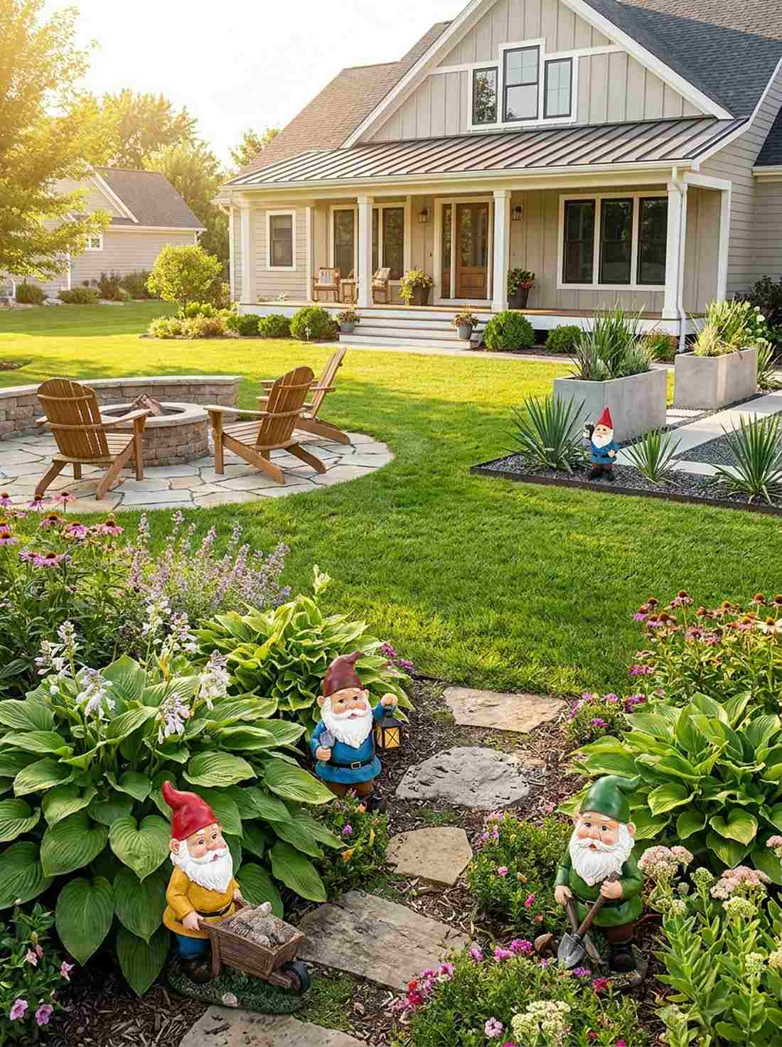 resin gnome figures