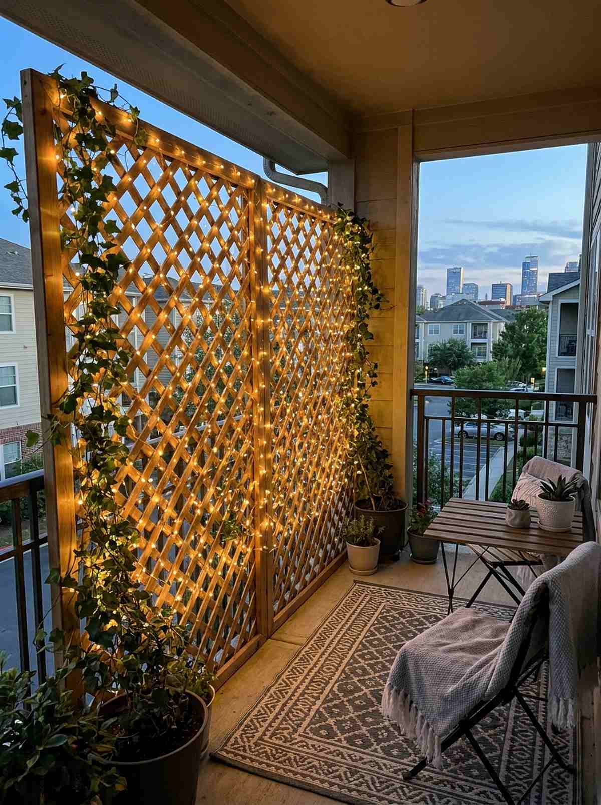 trellis weave lights
