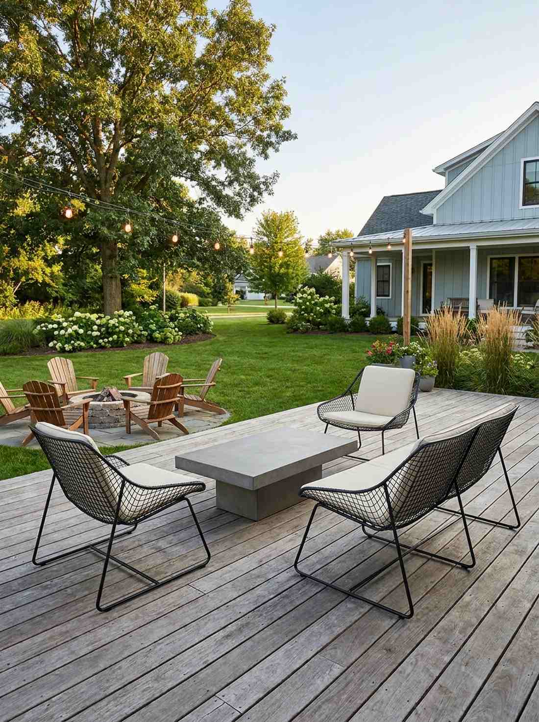 wire mesh lounge chairs