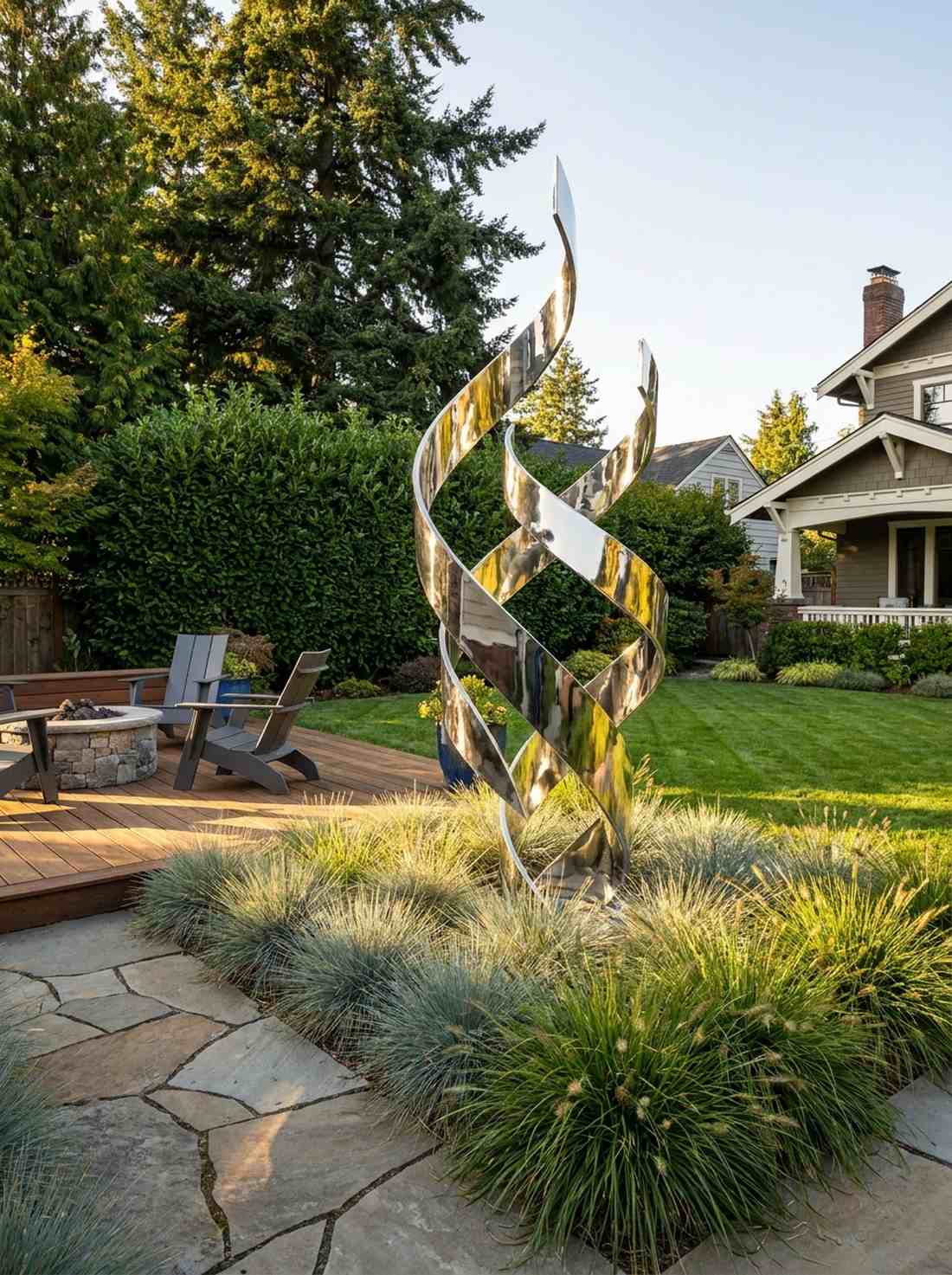 abstract metal sculptures