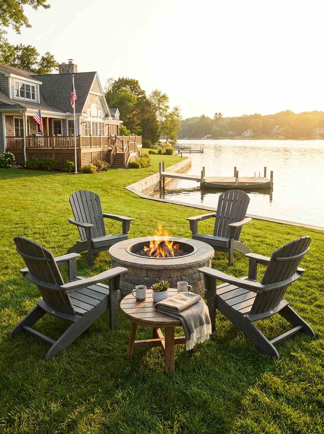 adirondack style conversation