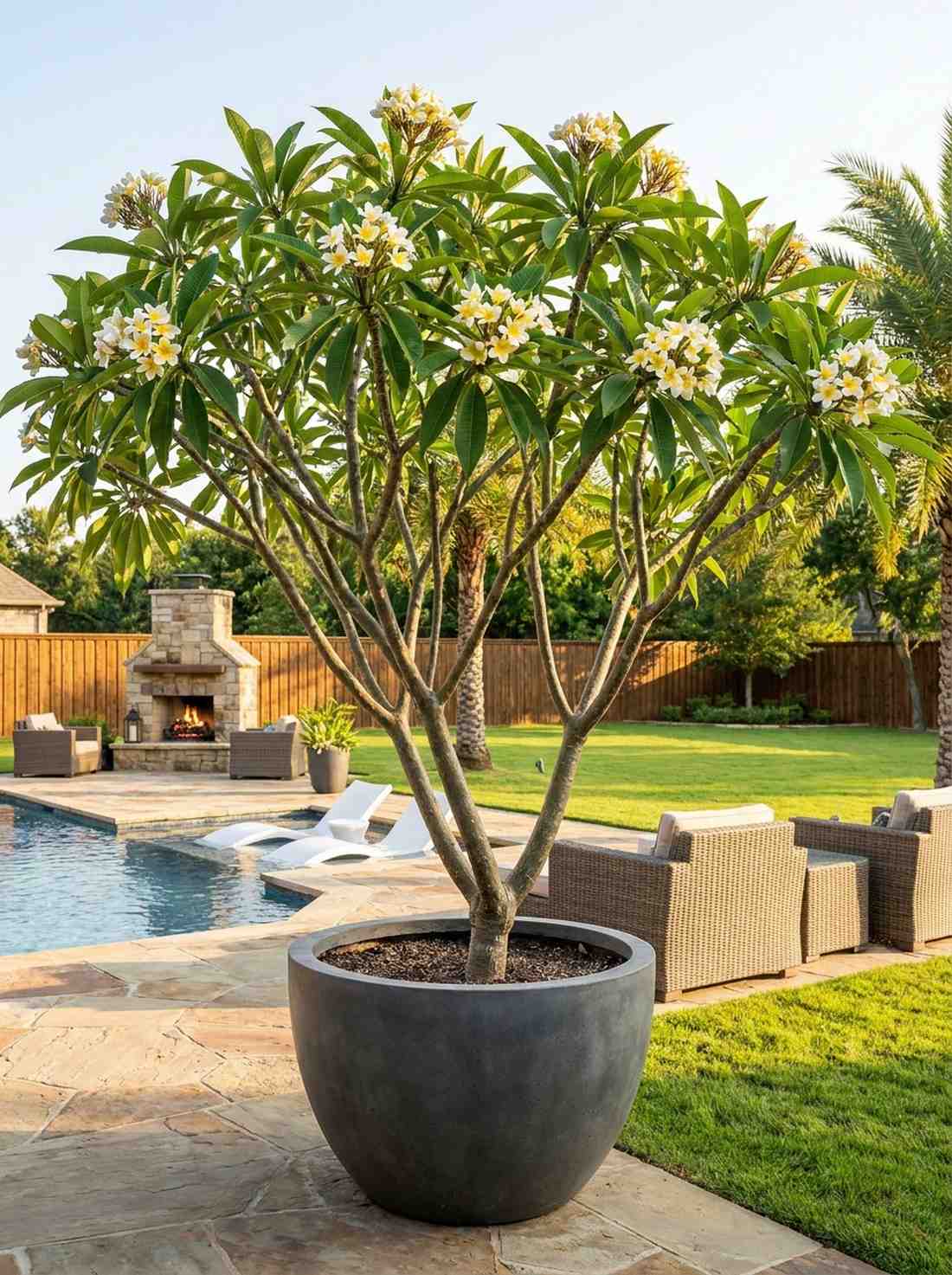 frangipani sculptural branches