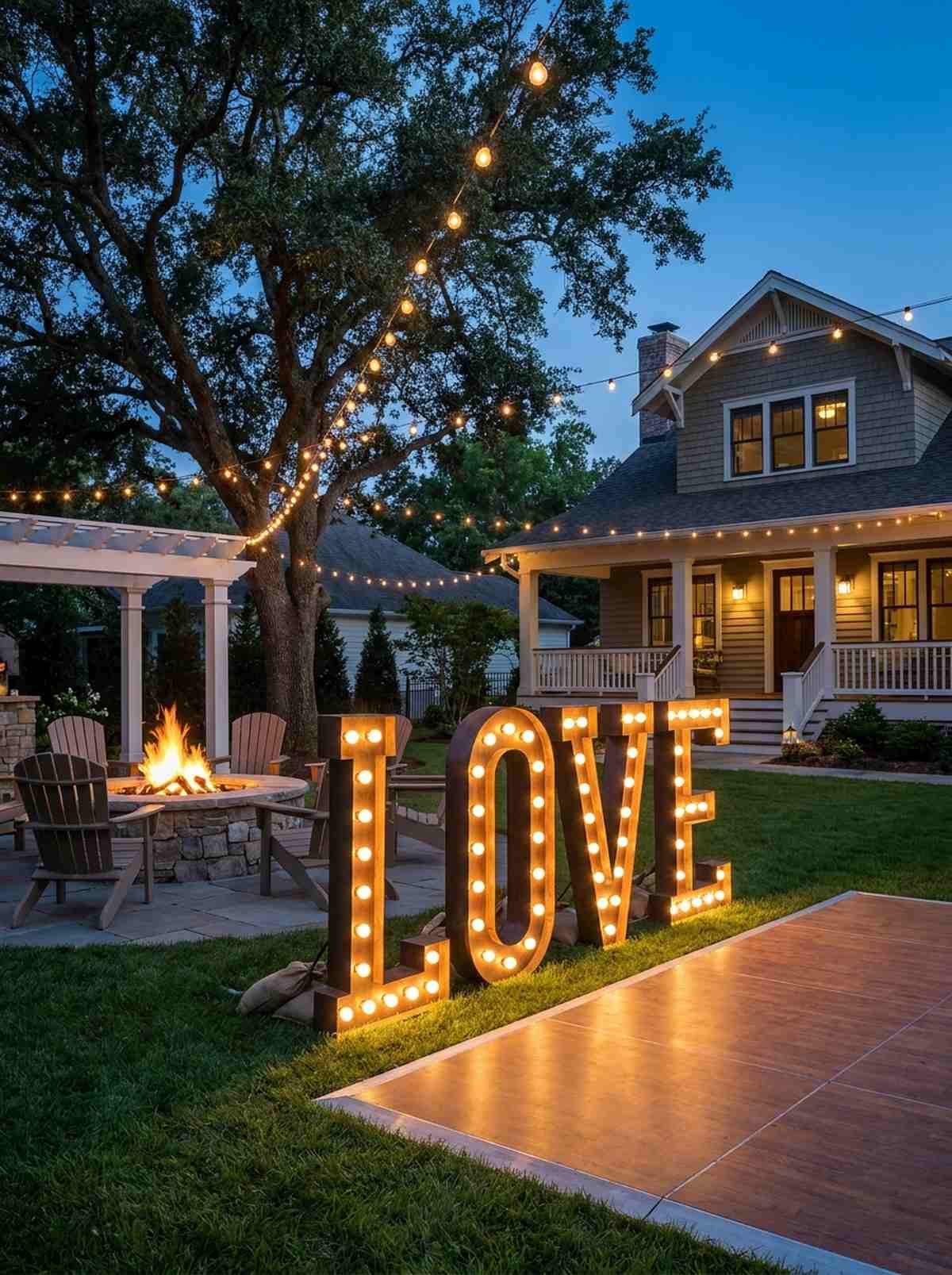 marquee letter lighting