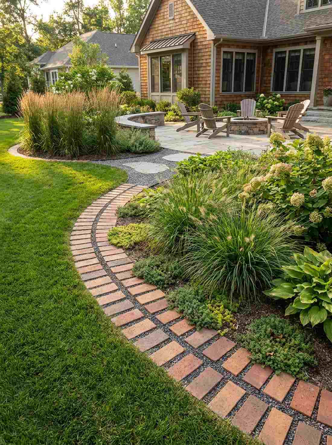 permeable brick ribbon
