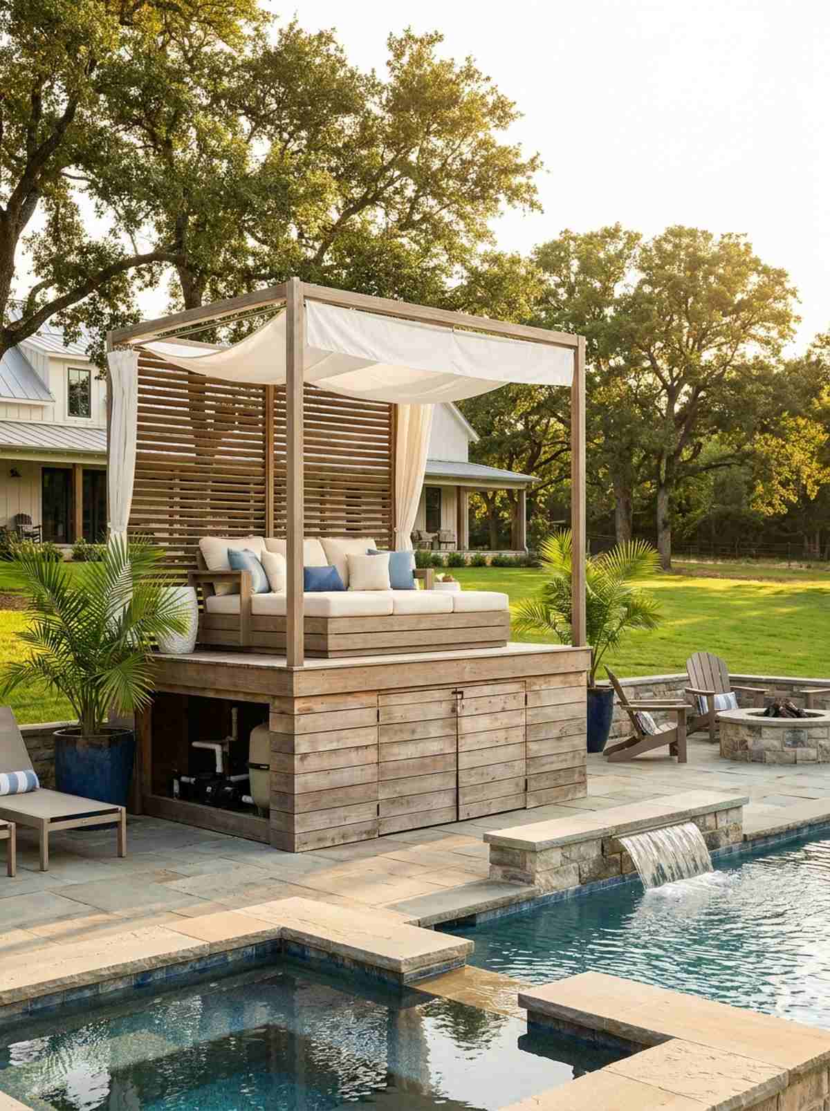 poolside cabana pavilion