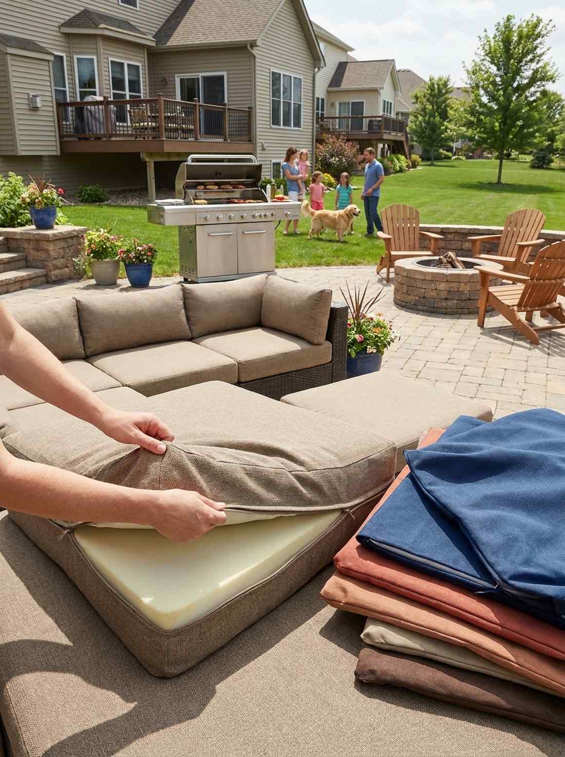 removable cushion covers