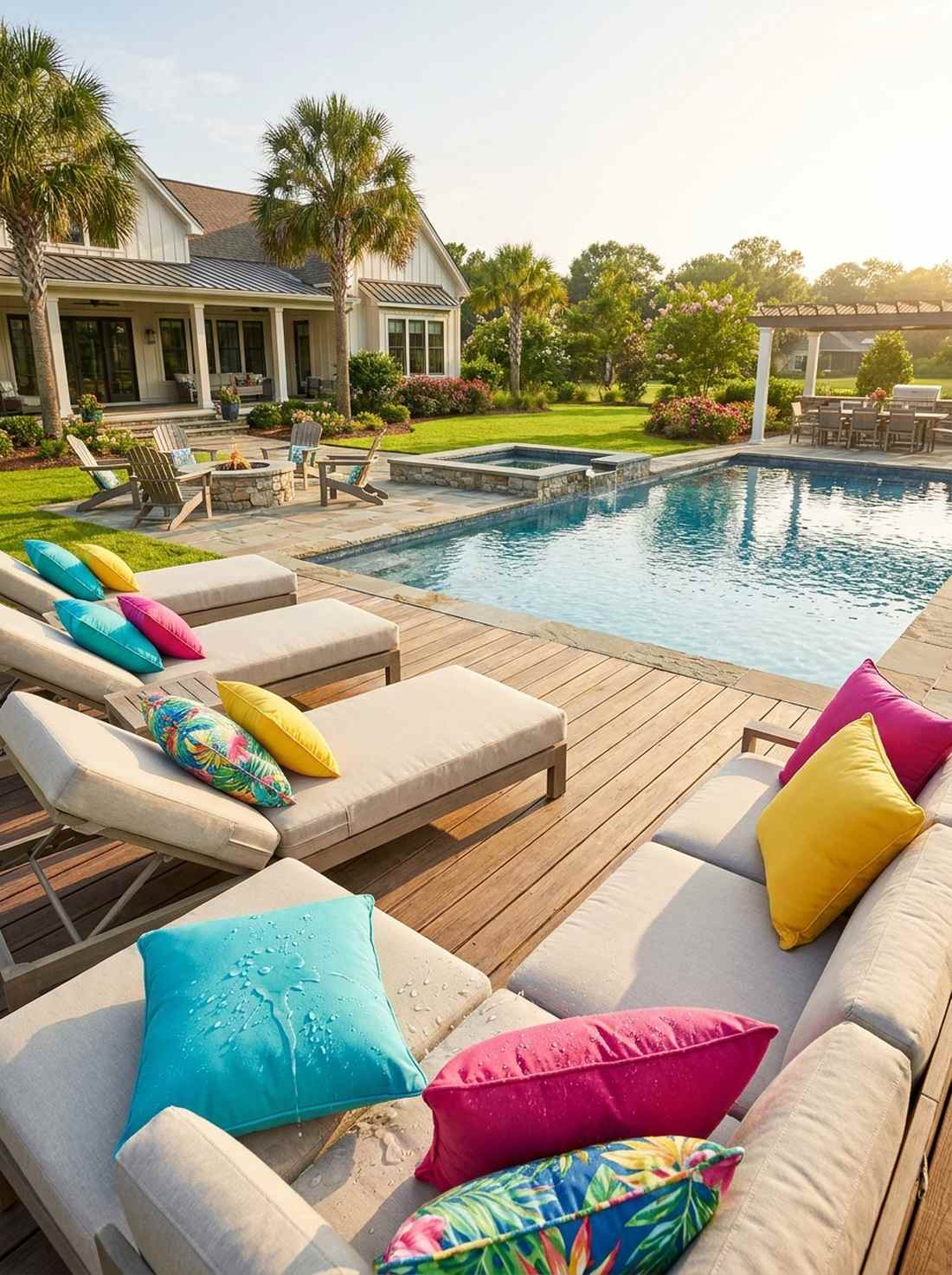 waterproof pillow covers for pool areas