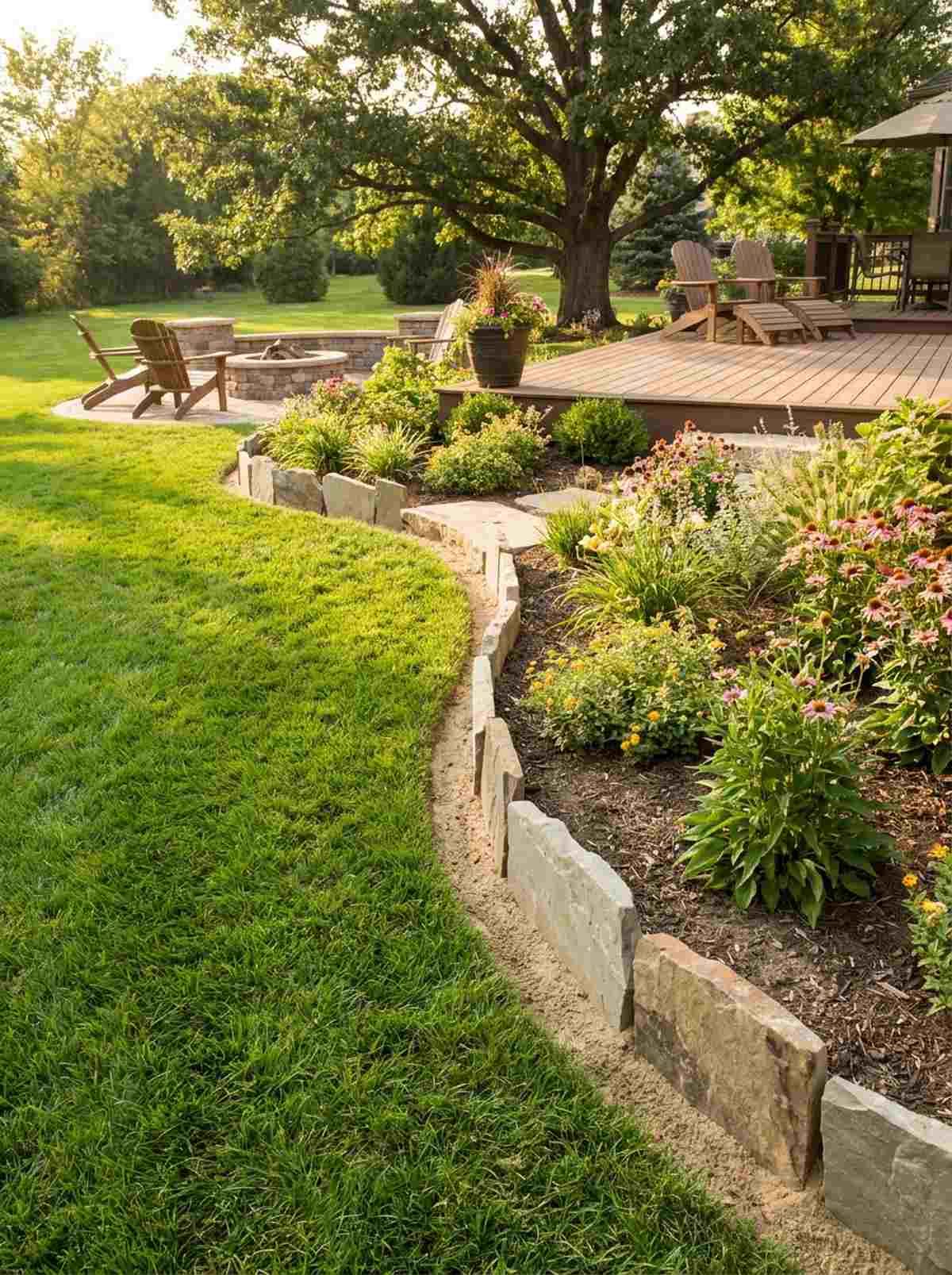 flagstone border strips