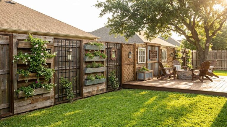 3 garden decor fence vertical