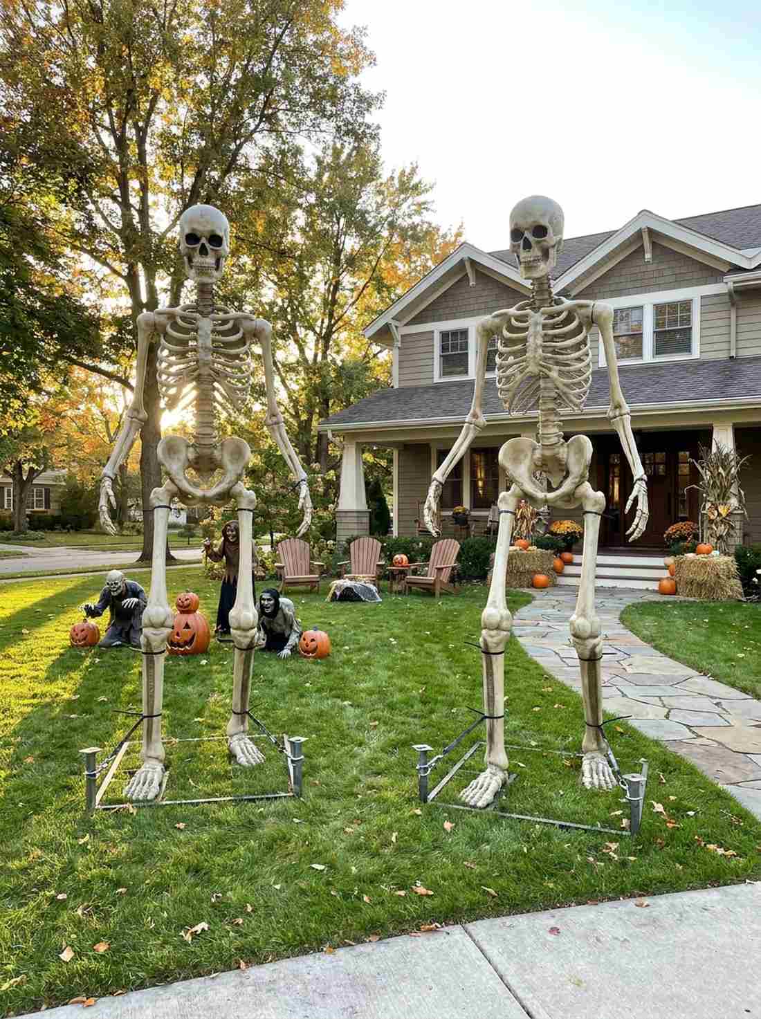 giant skeleton welcome squad
