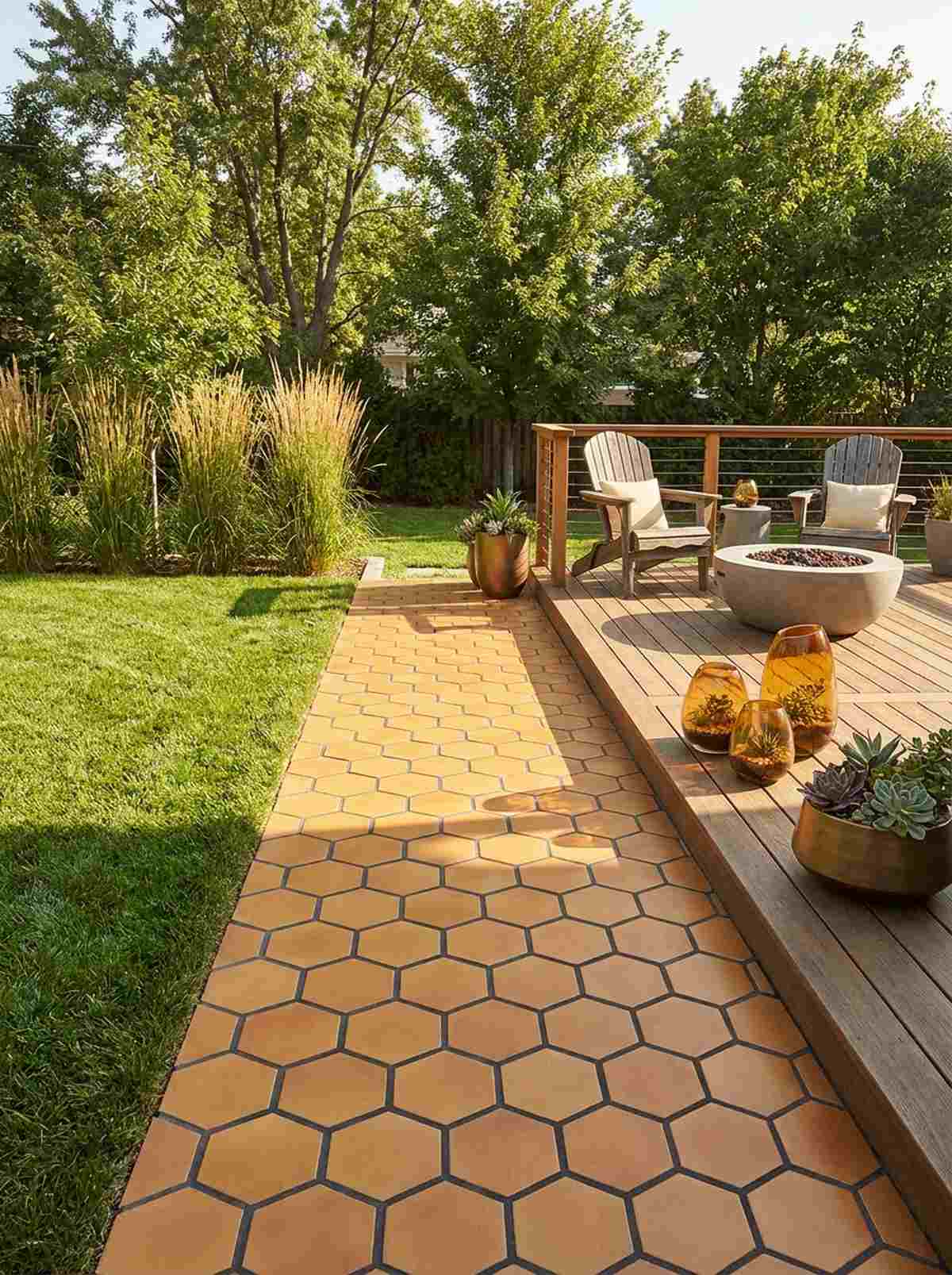 hexagonal honeycomb grid