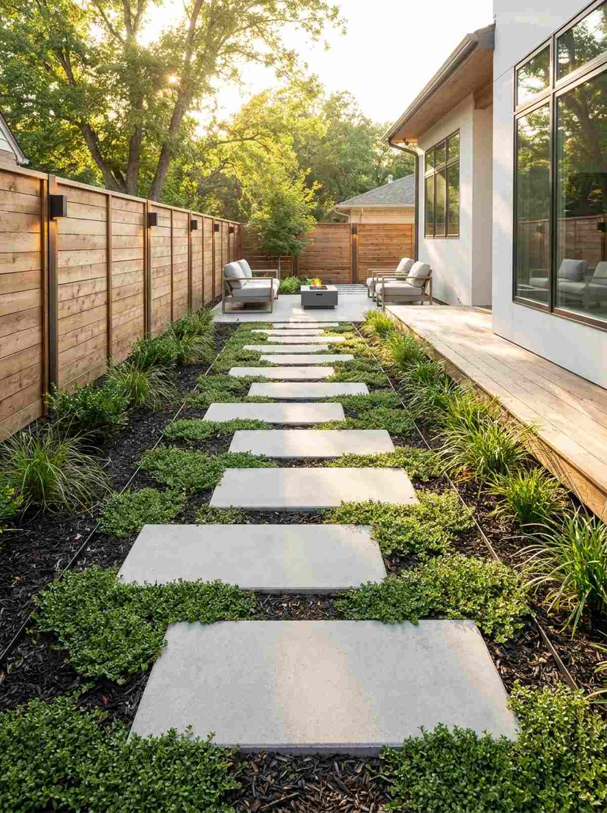 linear stepping stone ribbon