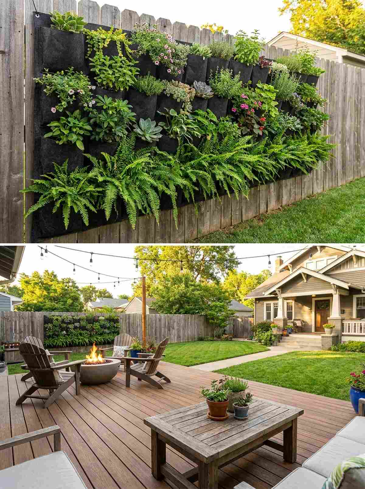 living walls with pocket planters