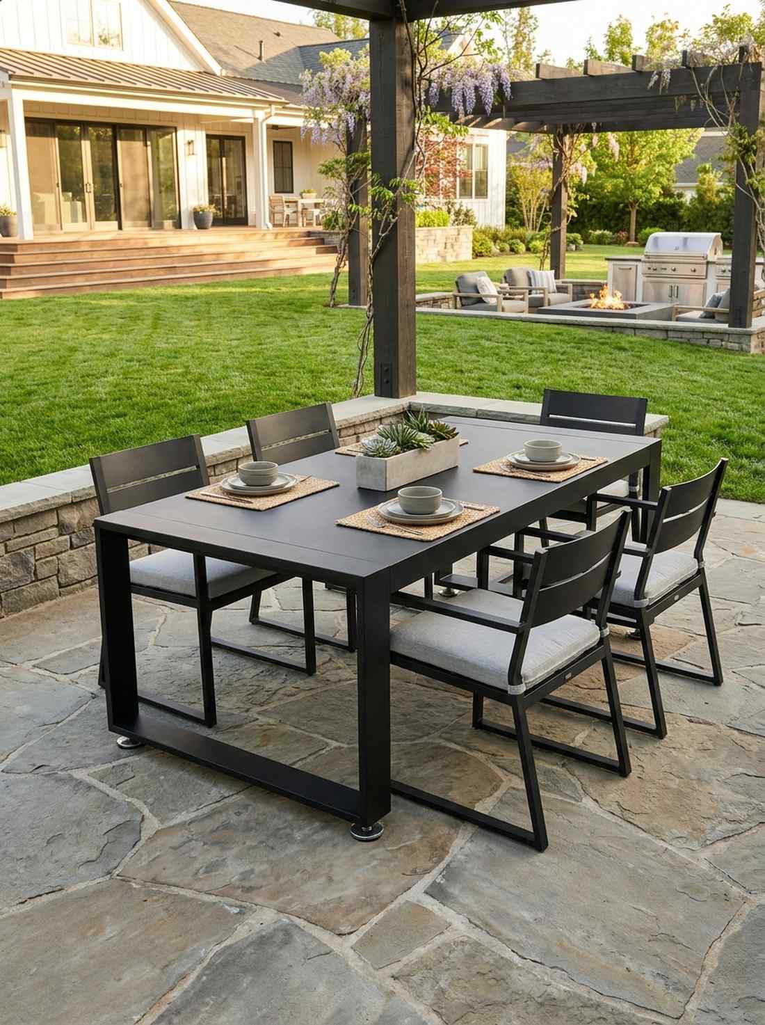 powder coated aluminum frame tables