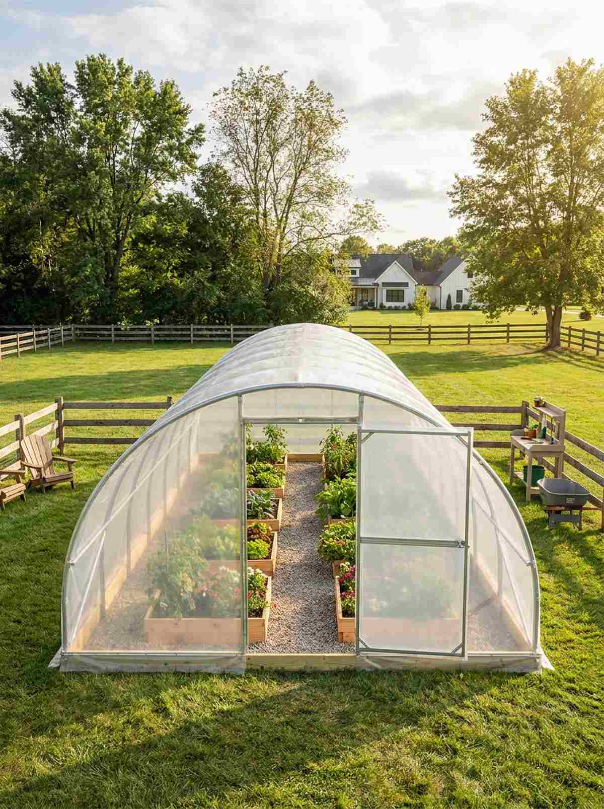 quonset hoop greenhouse