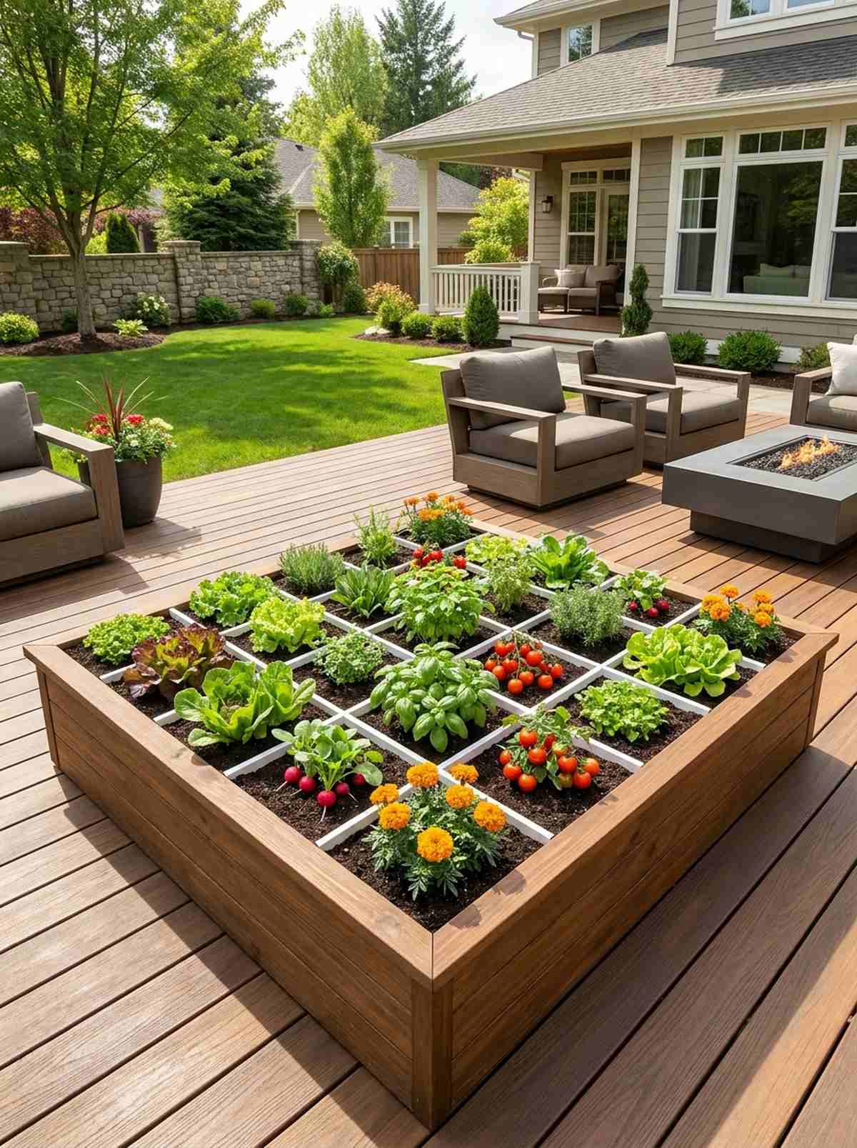 square foot intensive bed