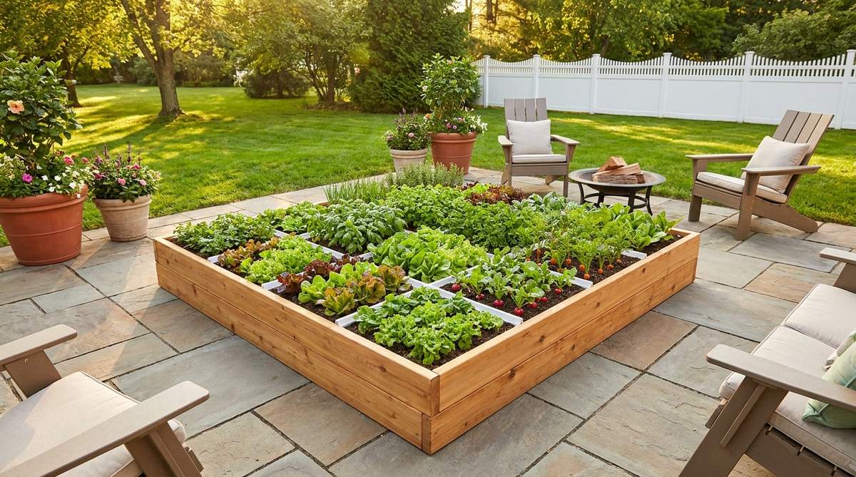 square foot intensive bed