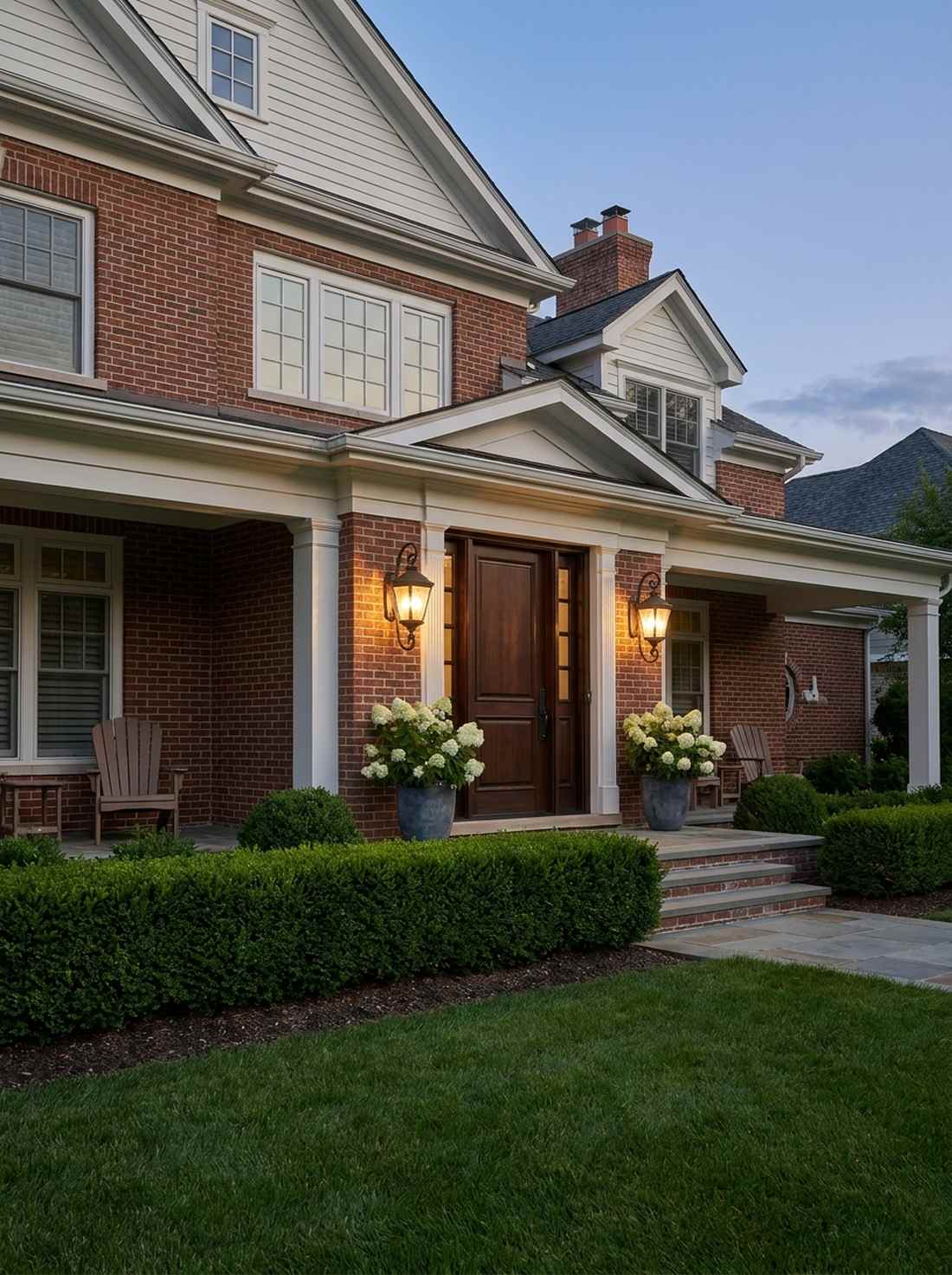 symmetrical wall sconces